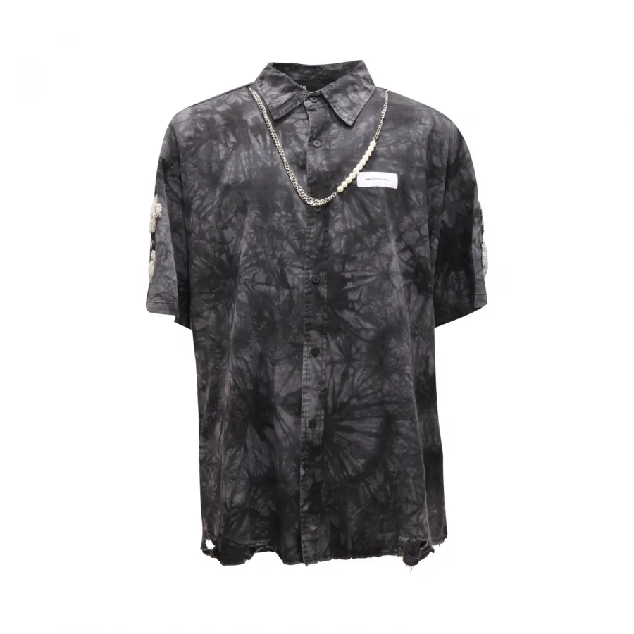 1893AT camicia uomo MWM MOD WAVE MOVEMENT man oversize shirt
