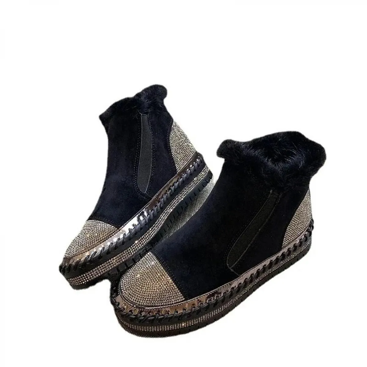 2024 Scarpe da donna di vendita calde Scarpe calde invernali da donna di grandi dimensioni Stivali classici con fondo piatto Sti
