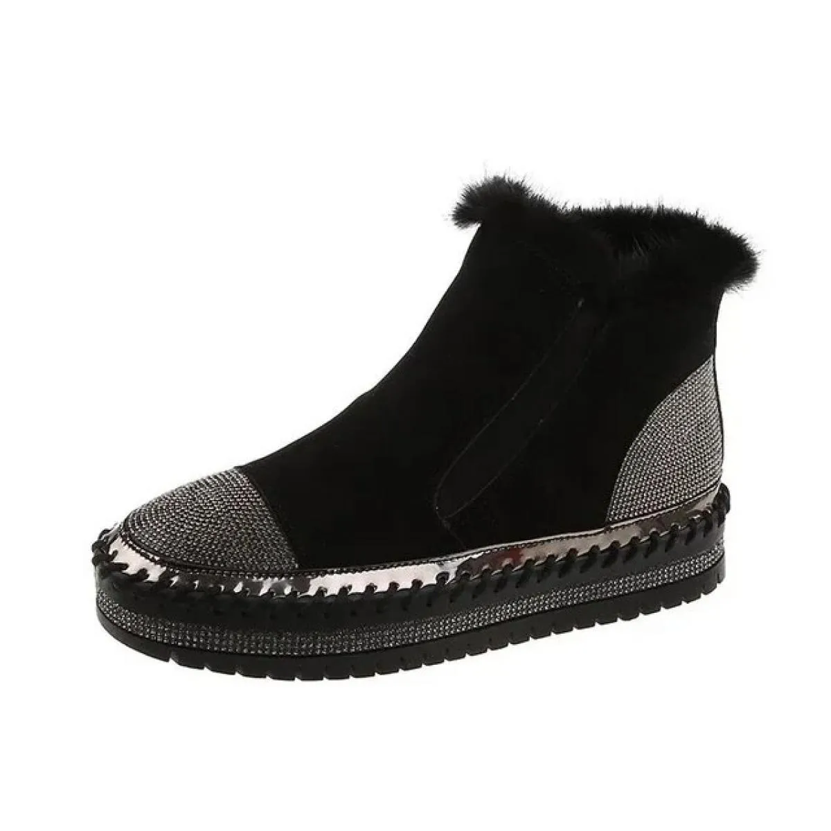 2024 Scarpe da donna di vendita calde Scarpe calde invernali da donna di grandi dimensioni Stivali classici con fondo piatto Sti