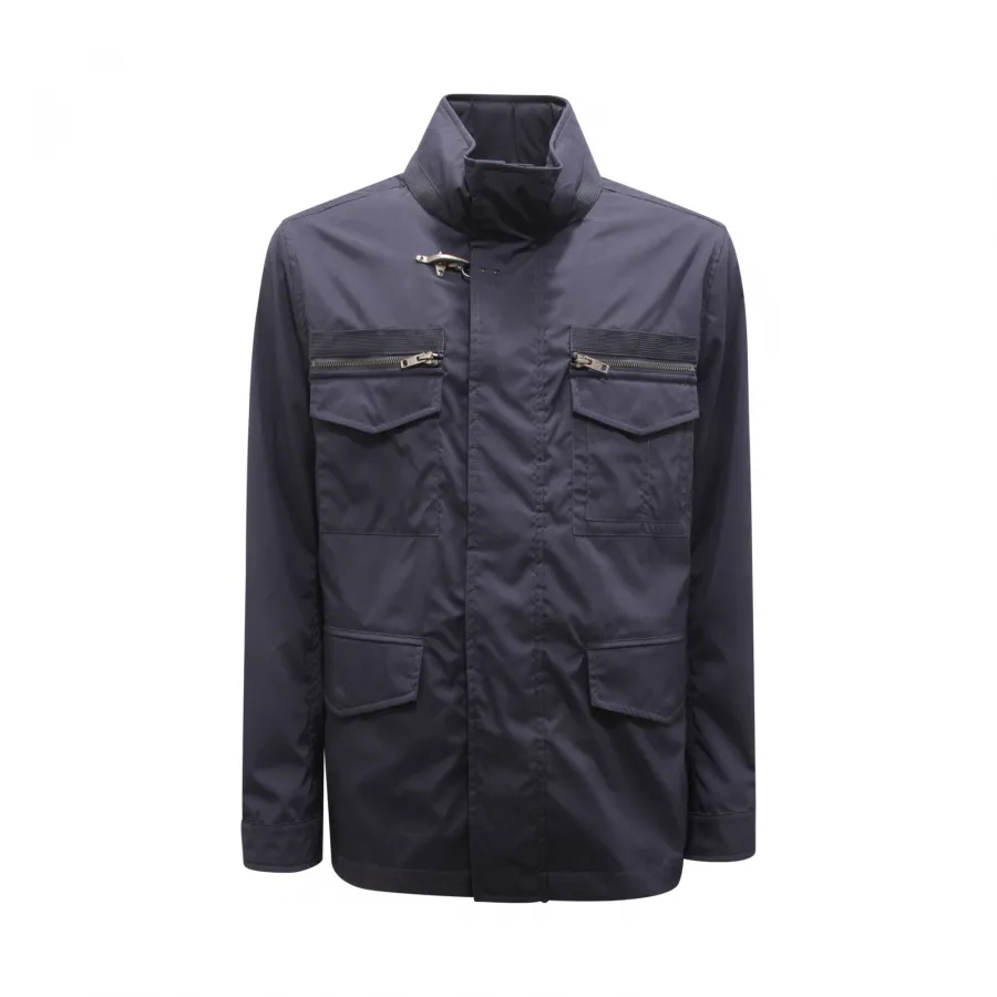 8176AZ GIUBBOTTO ANTIVENTO UOMO FAY MAN JACKET BLUE