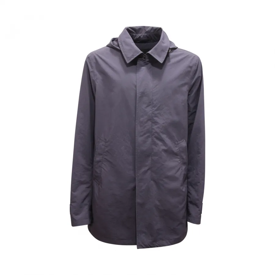 8203AZ GIUBBOTTO ANTIVENTO UOMO HERNO MAN JACKET BLUE