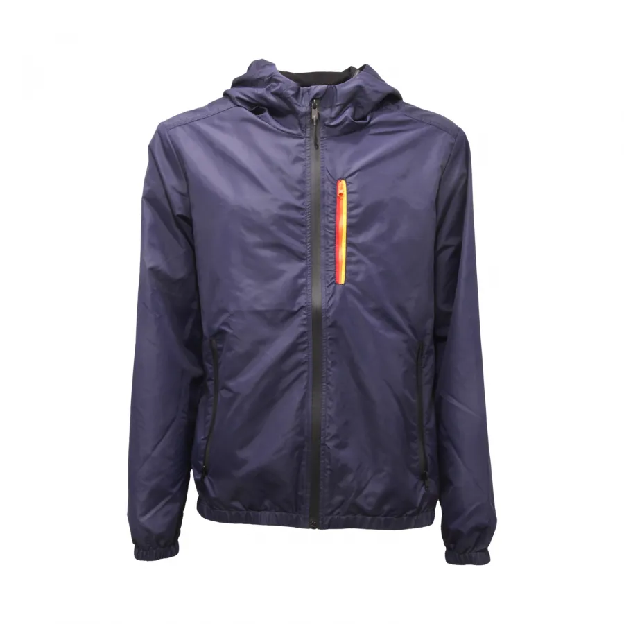 8671AS giubbotto antivento uomo SUNDEK man jacket blue