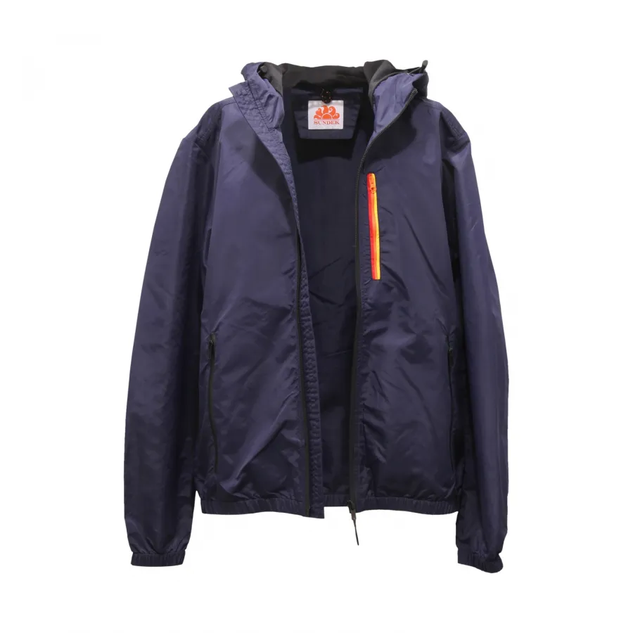8671AS giubbotto antivento uomo SUNDEK man jacket blue