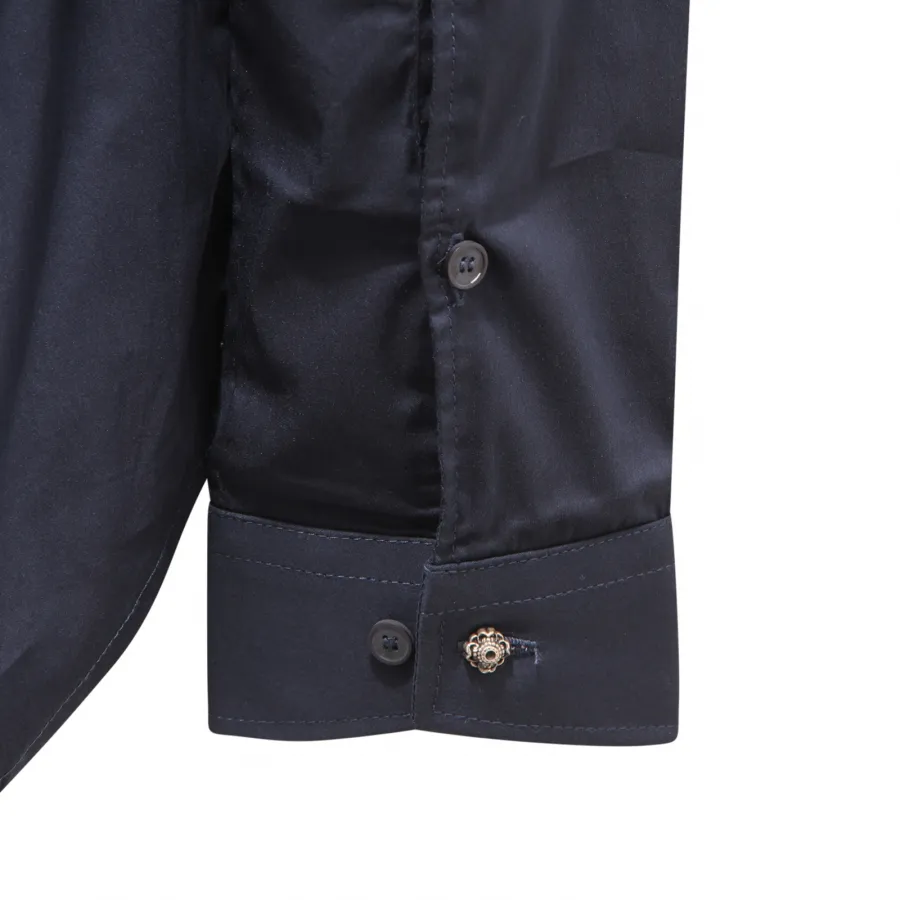 9496AQ camicia uomo OFFICINA36 man shirt blue