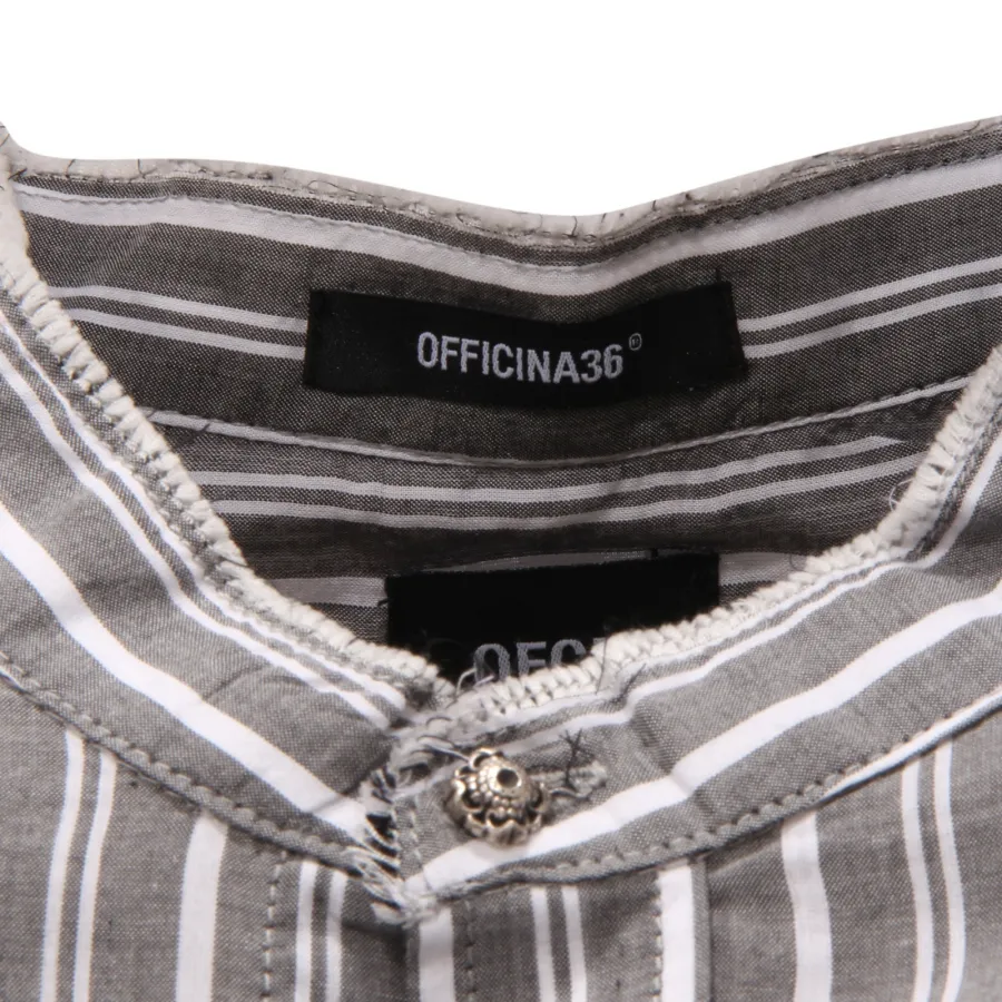 9684AQ camicia uomo OFFICINA36 man shirt grey