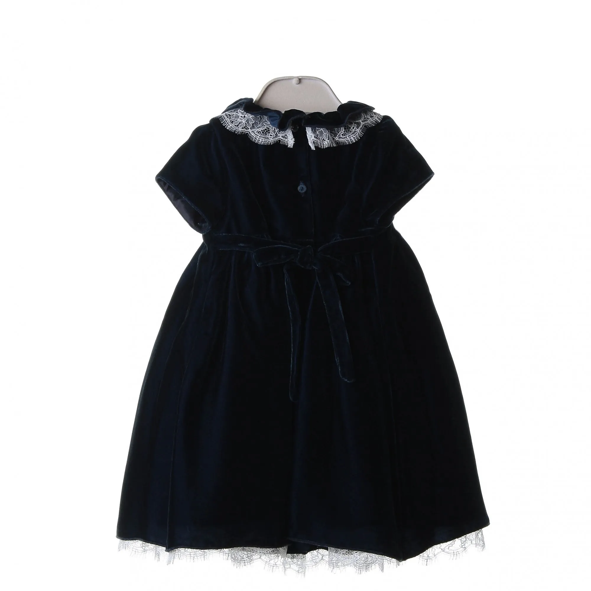 Abito In Velluto E Pizzo Con Culotte