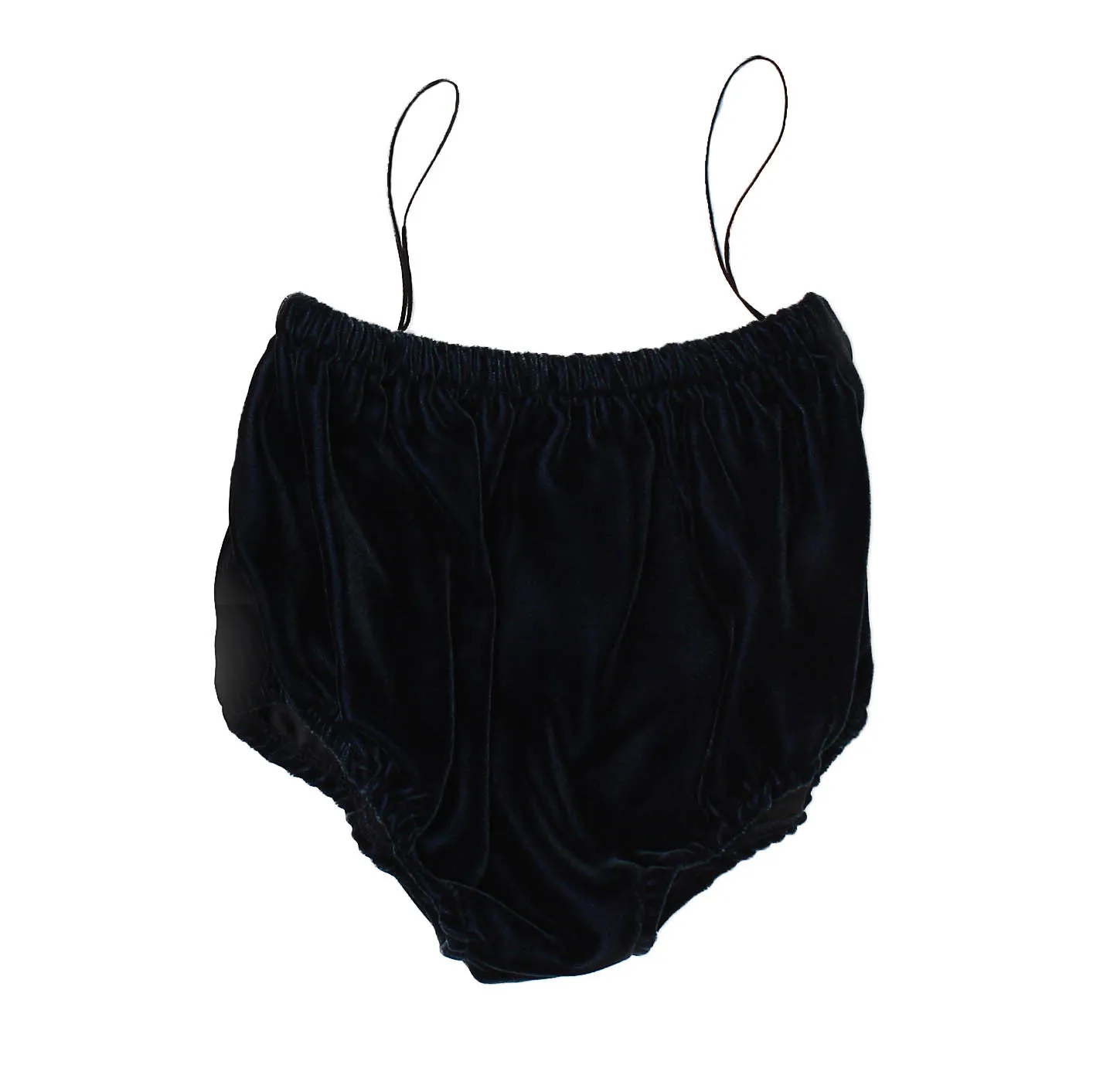 Abito In Velluto E Pizzo Con Culotte