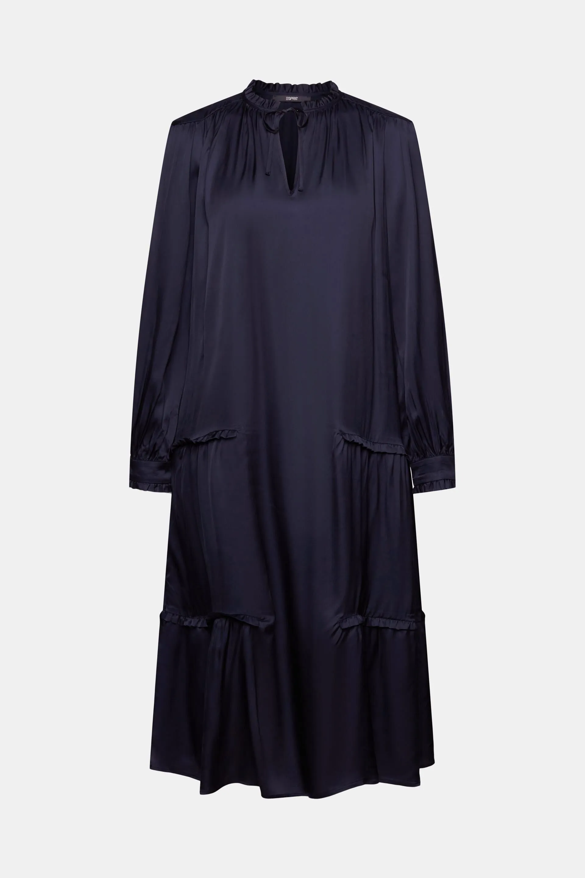 Abito midi drappeggiato
