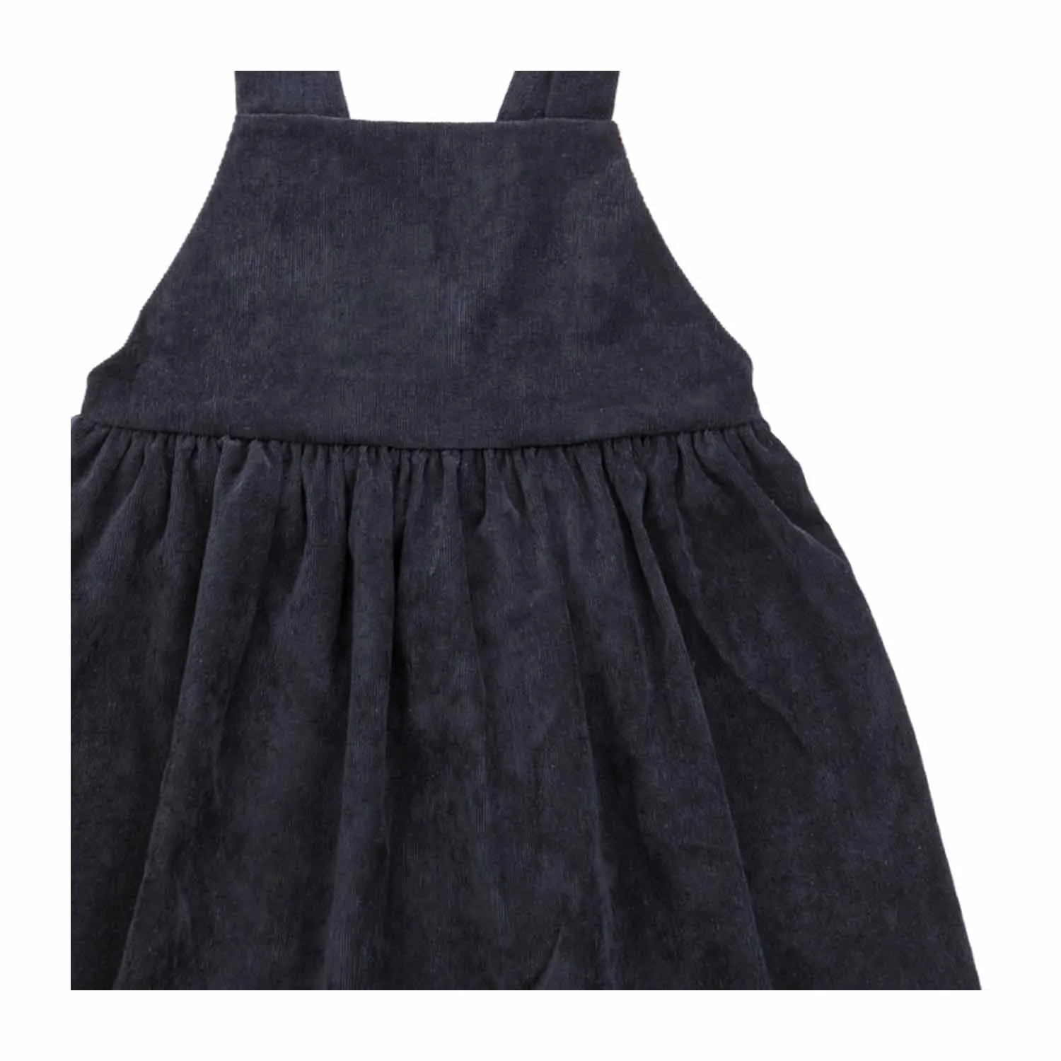 Abito Nero Salopette Bambina