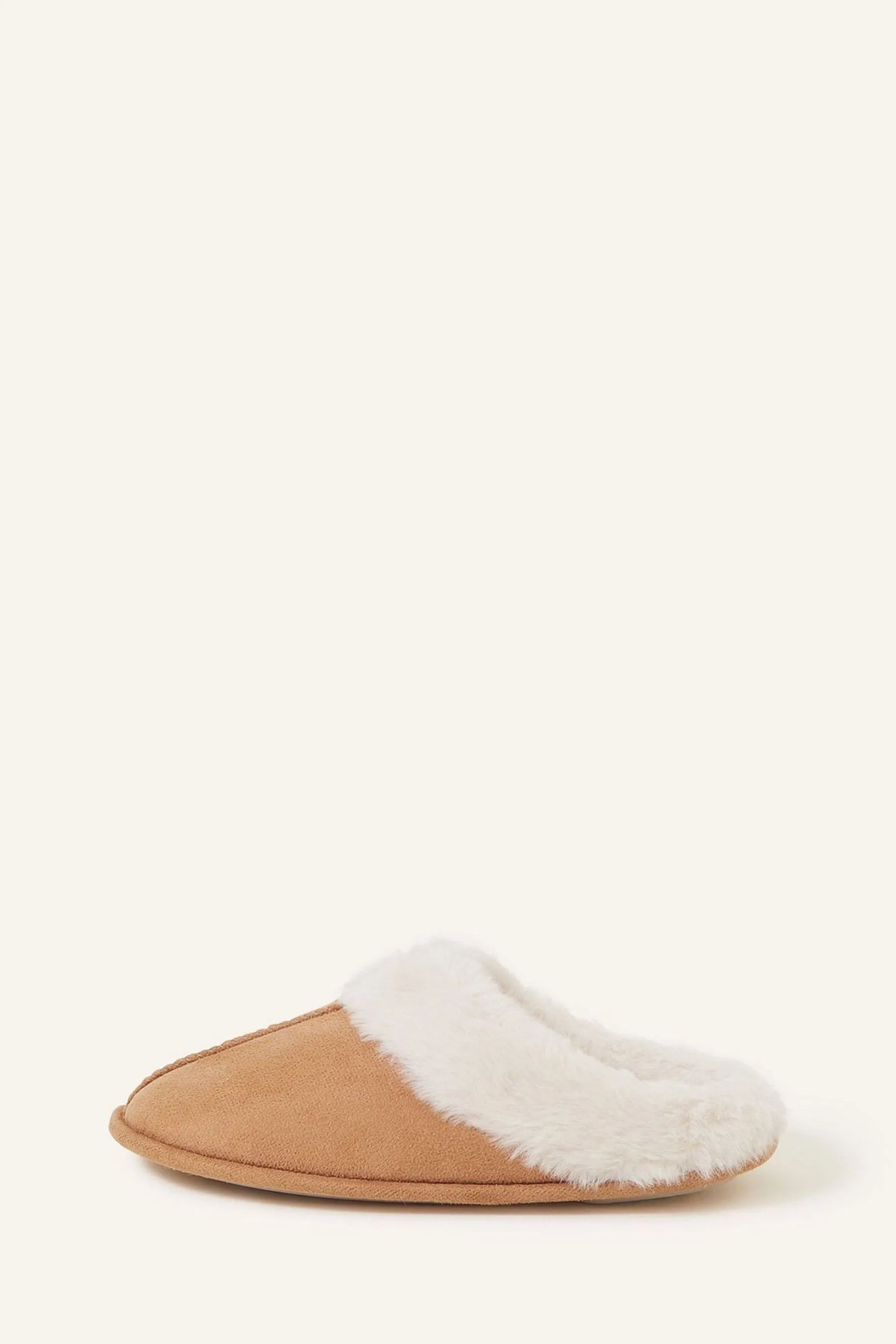 Accessorize - Pantofole sabot in pelliccia sintetica