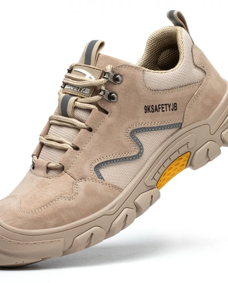 Acquista 2022 Scarpe Antinfortunistiche In Pelle Stivali Protettivi Antiurto Resistenti Allusura Scarpe Da Lavoro Standard Con