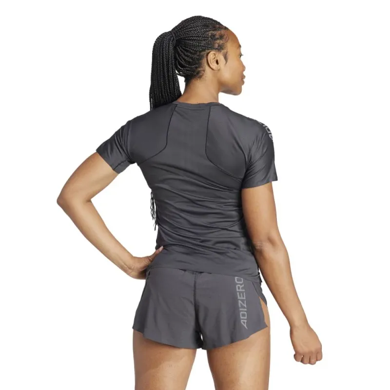 ADIDAS T-Shirt Running Adizero Nero Donna