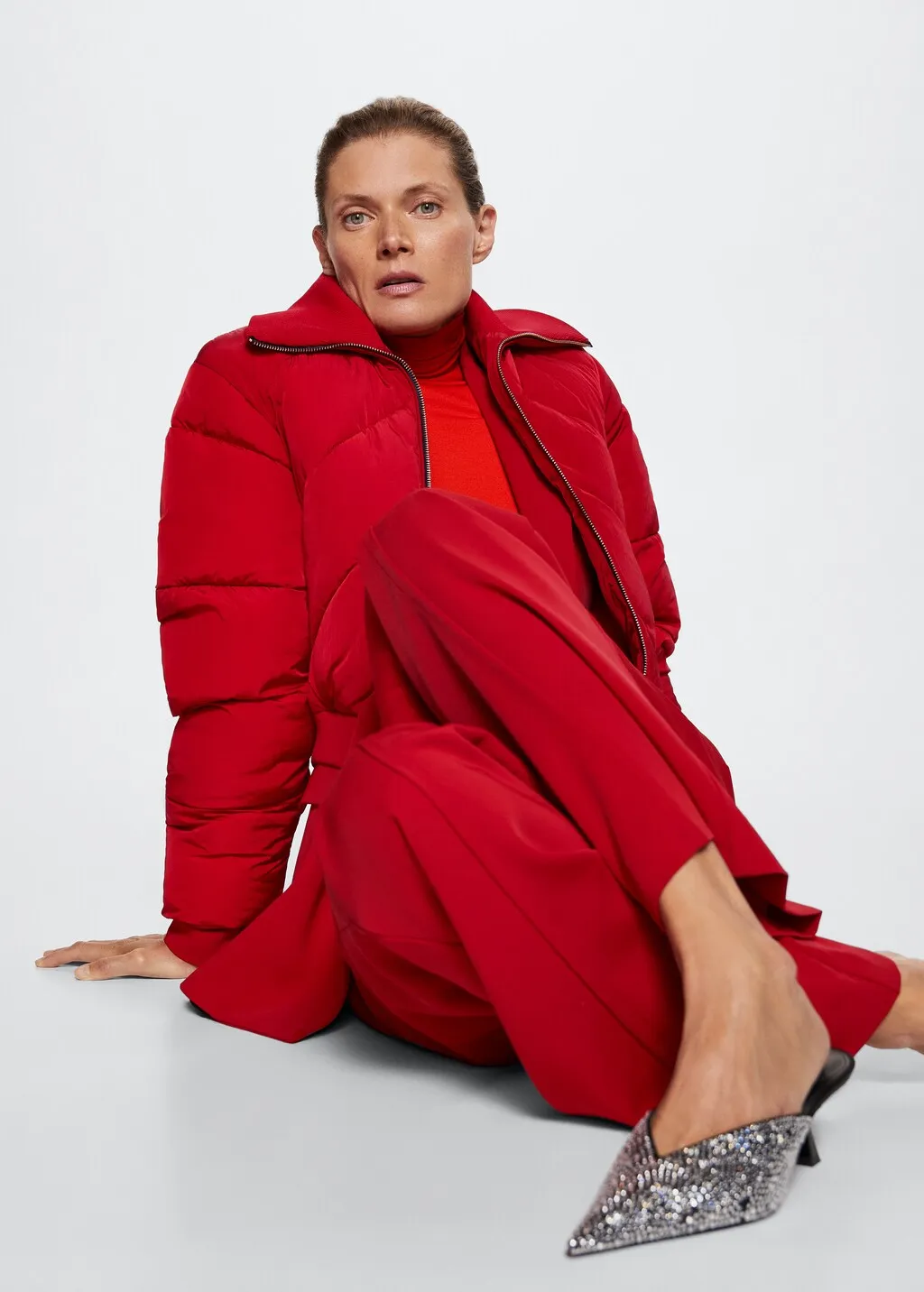 Anorak corto trapuntato