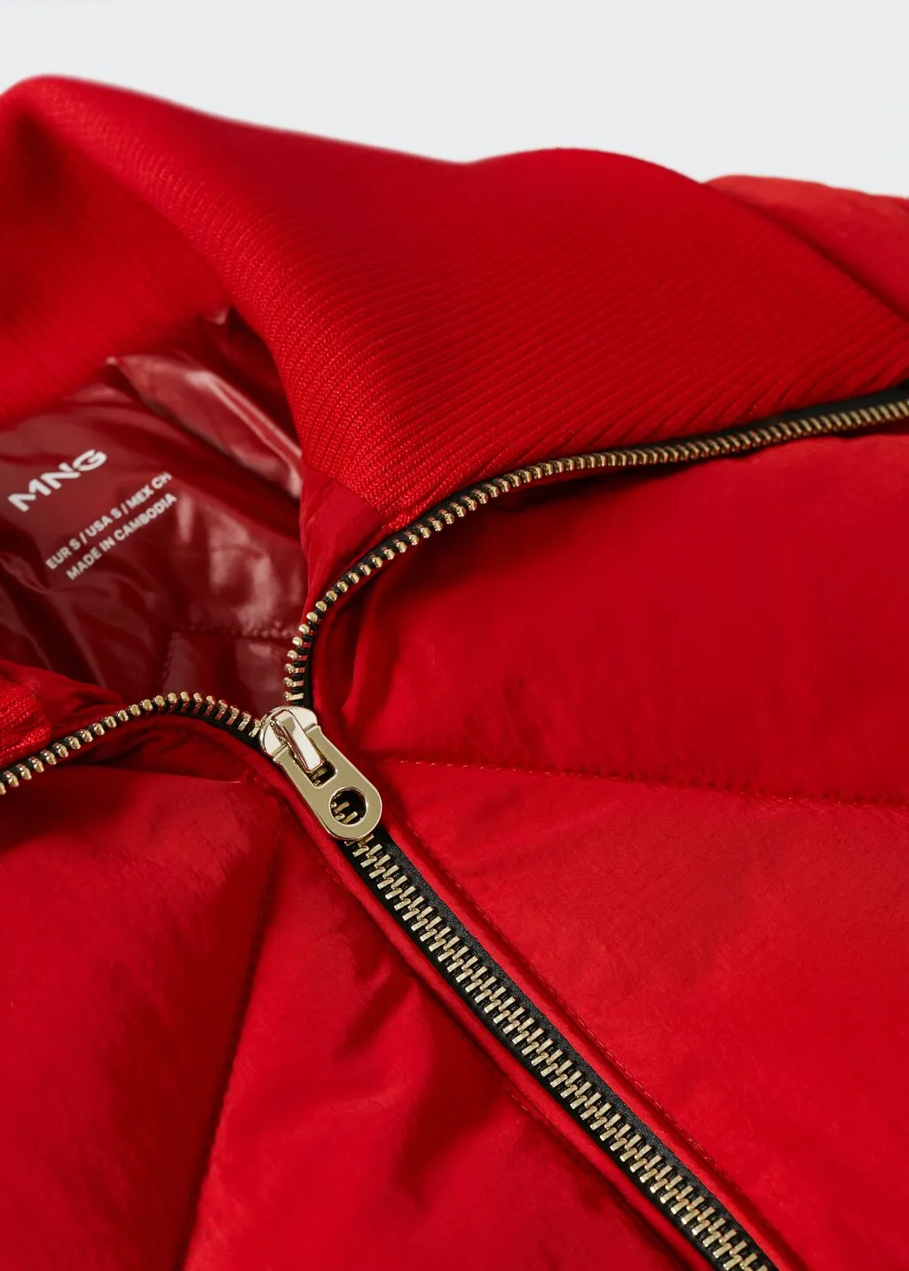 Anorak corto trapuntato
