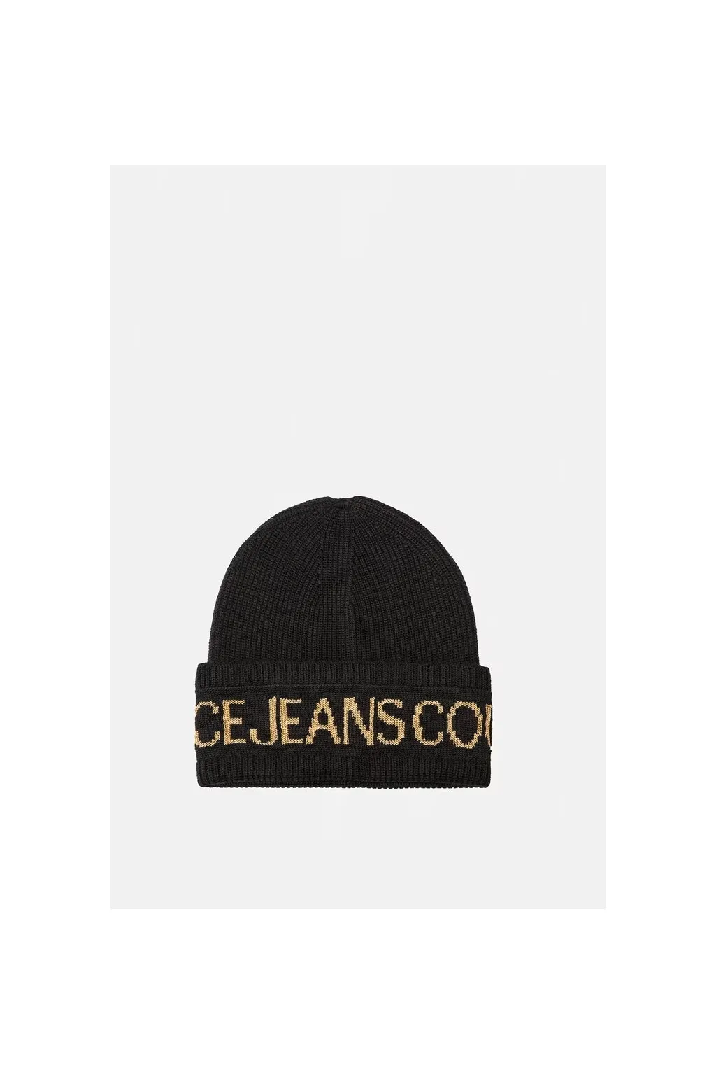 BERRETTO NERO CON LOGO ORO VERSACE JEANS COUTURE YAZK40