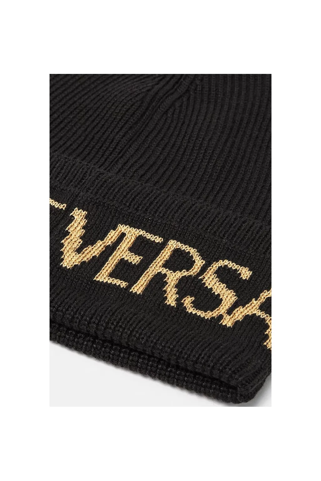 BERRETTO NERO CON LOGO ORO VERSACE JEANS COUTURE YAZK40