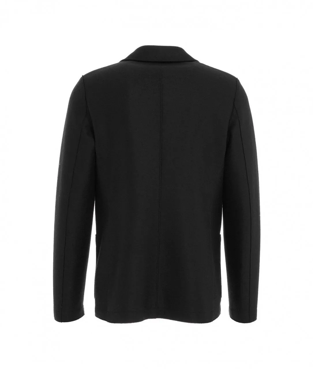 Blazer in lana vergine nero nero
