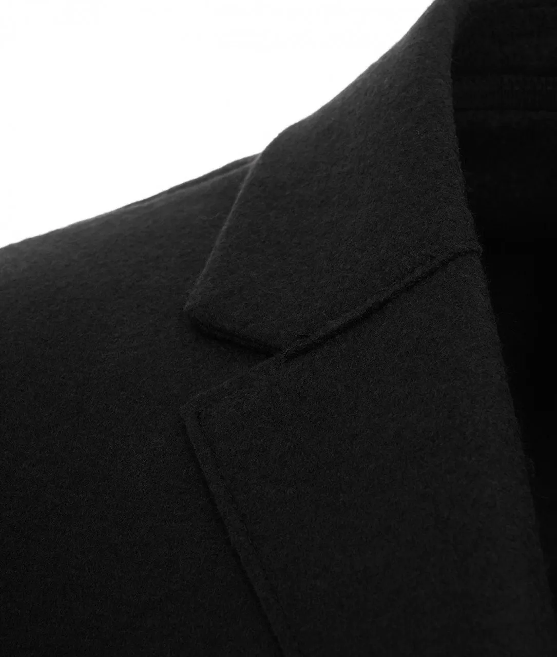 Blazer in lana vergine nero nero