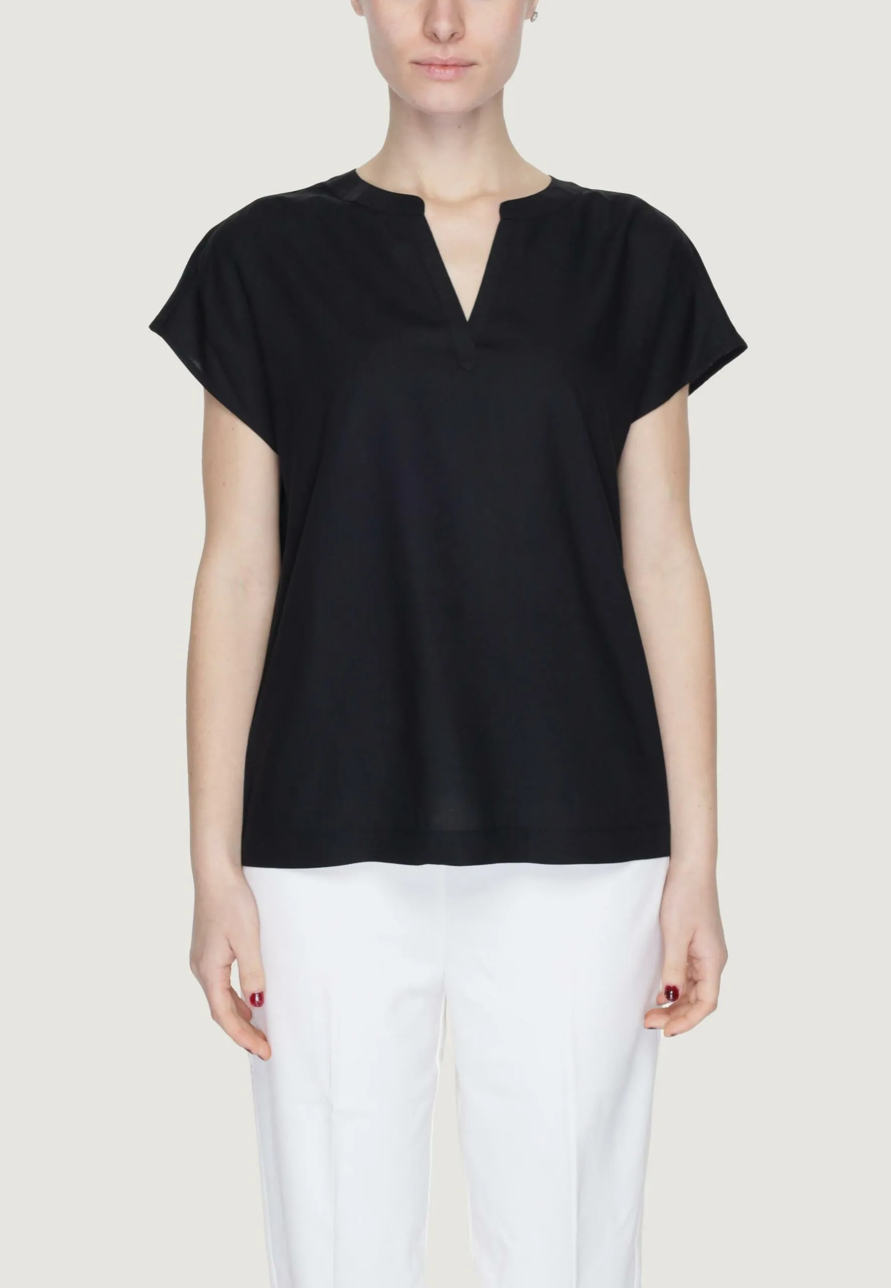 Blusa manica corta Street One  Nero
