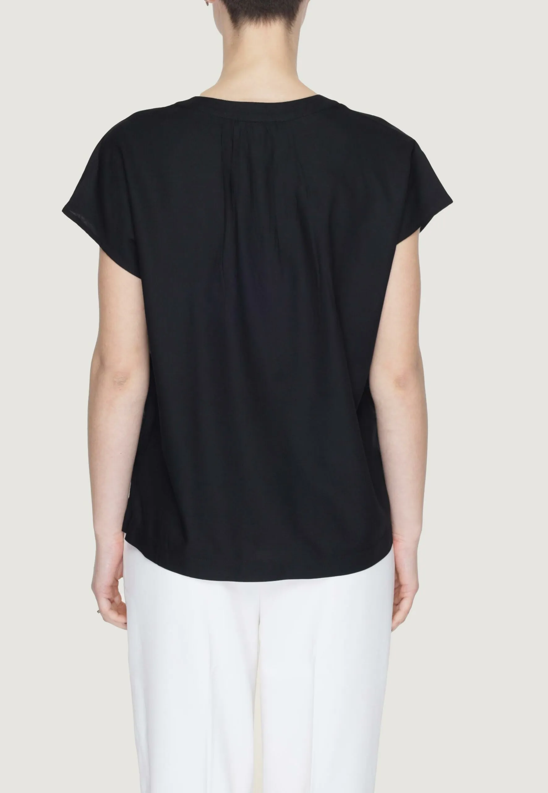 Blusa manica corta Street One  Nero