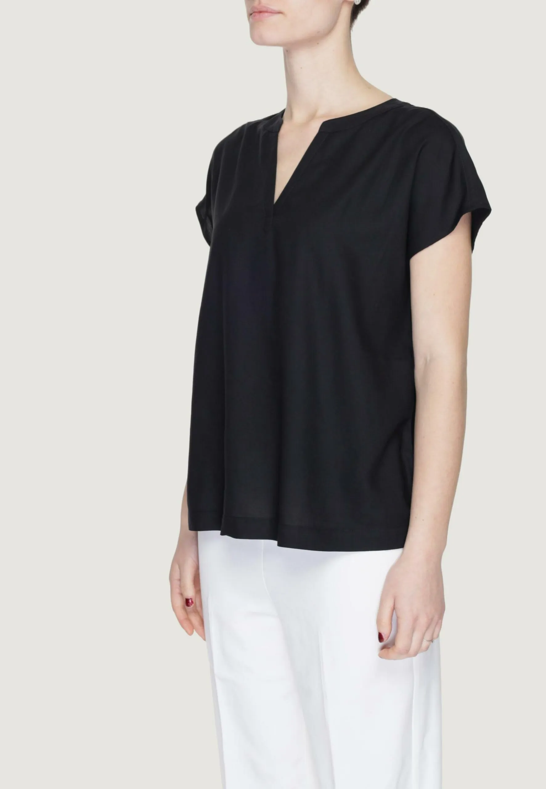Blusa manica corta Street One  Nero