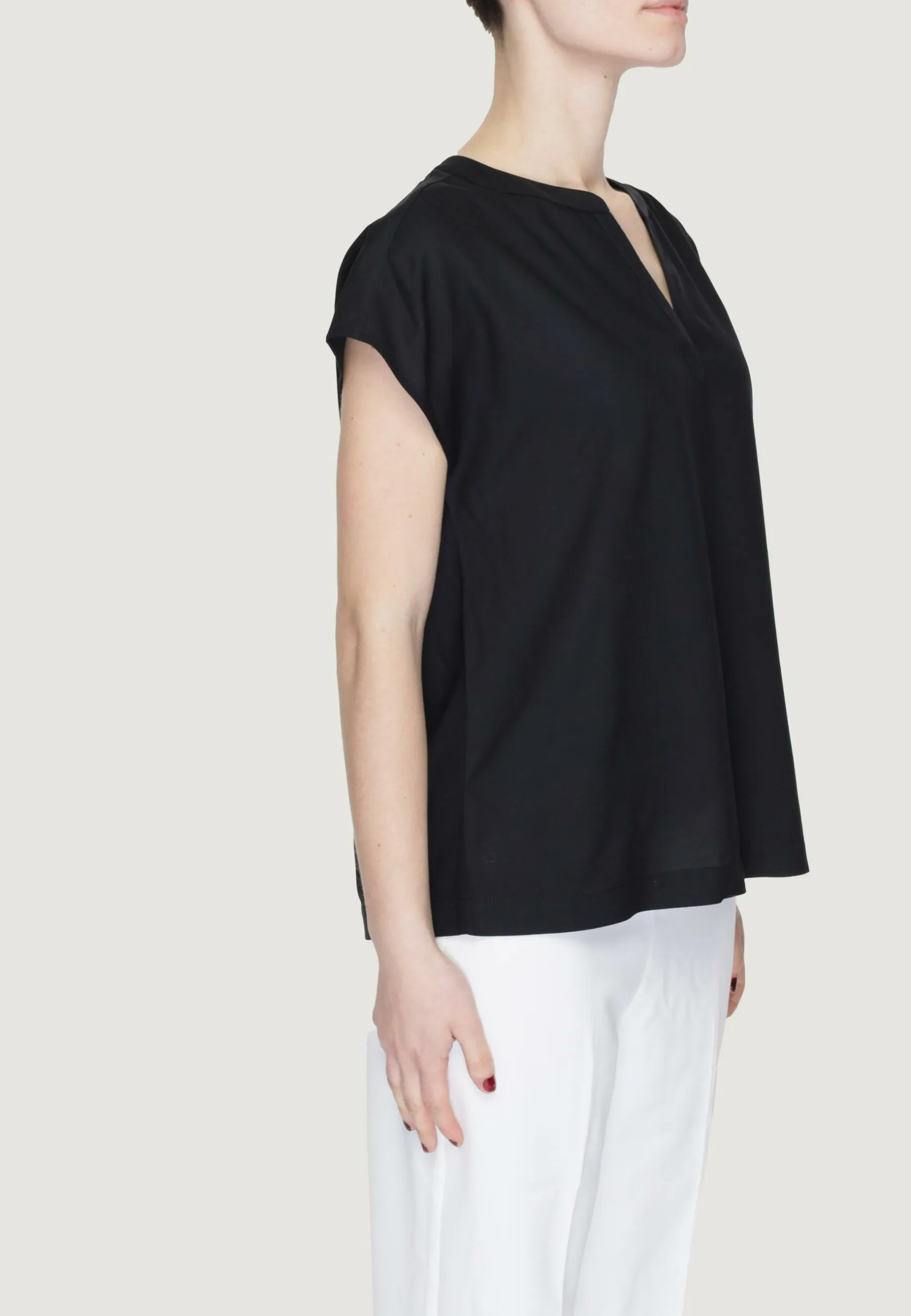 Blusa manica corta Street One  Nero