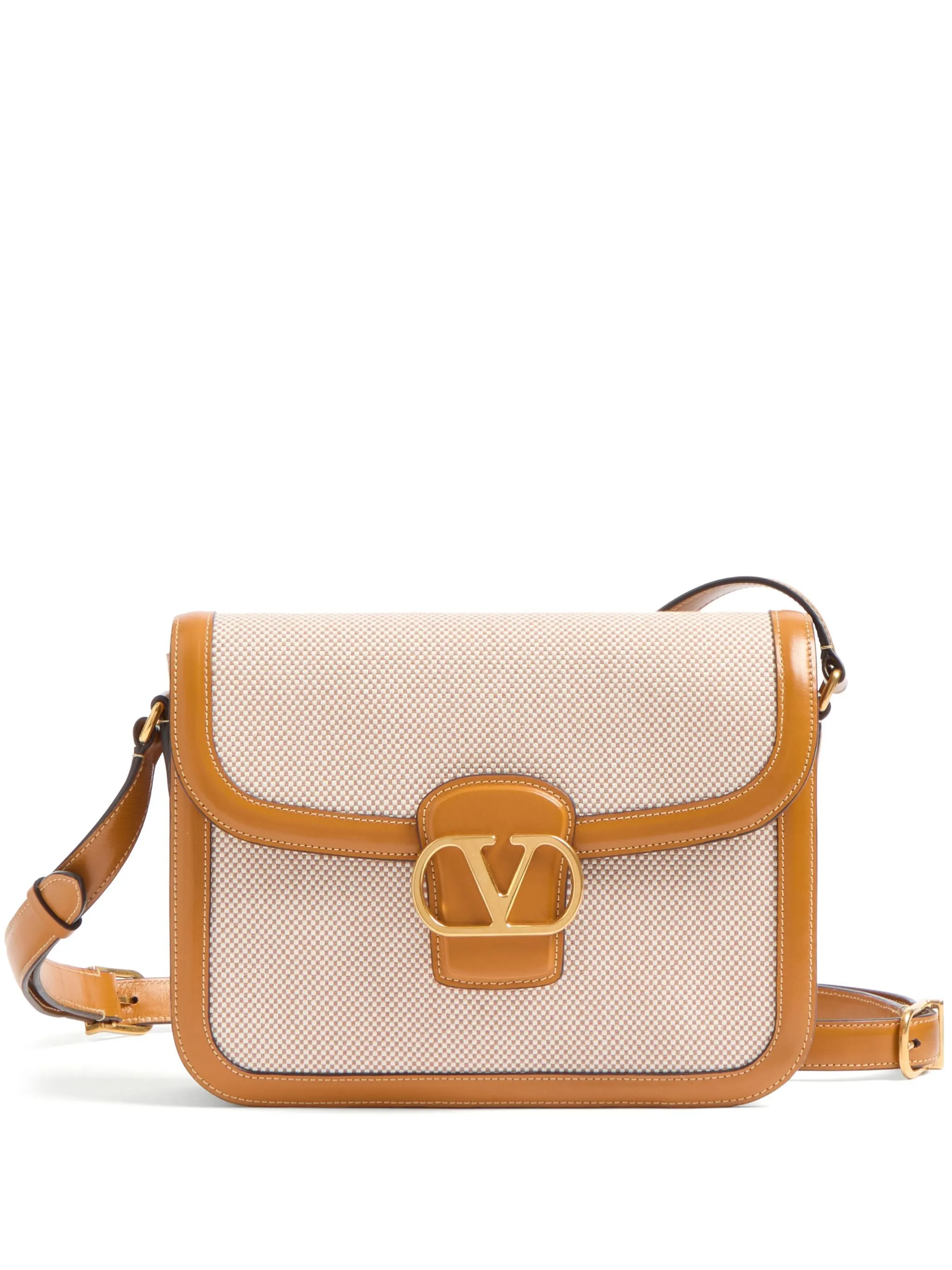Borsa a spalla Valentino Garavani 9TO5 in canvas