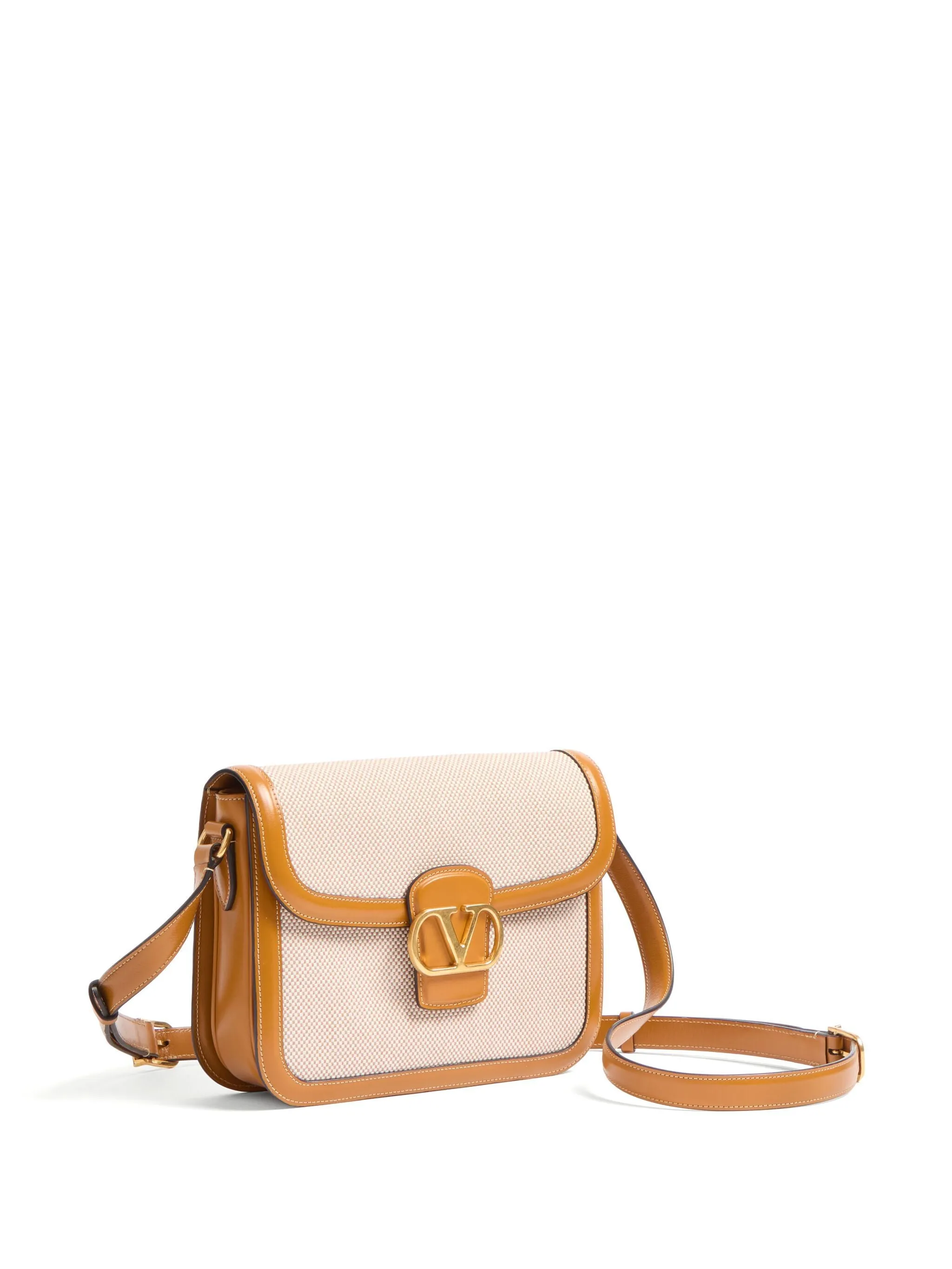 Borsa a spalla Valentino Garavani 9TO5 in canvas