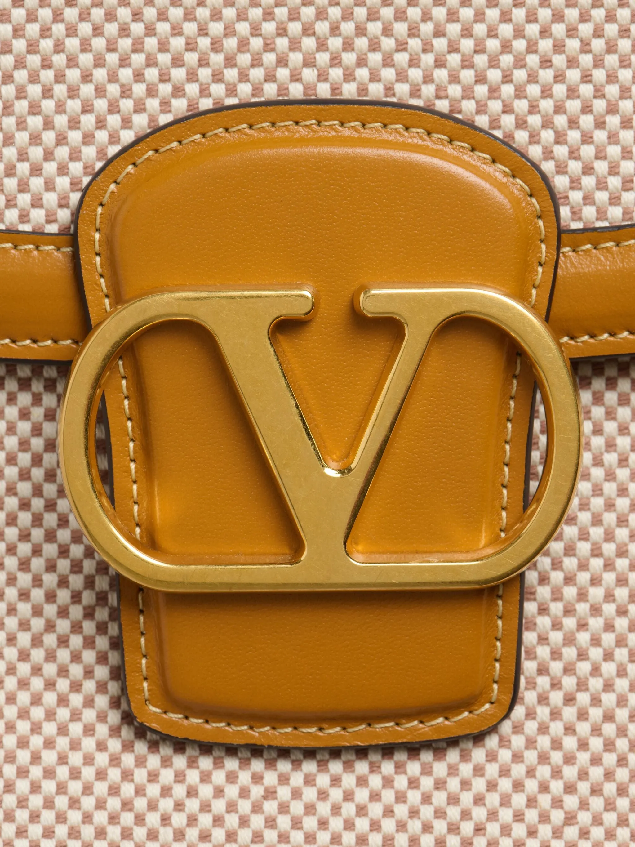 Borsa a spalla Valentino Garavani 9TO5 in canvas