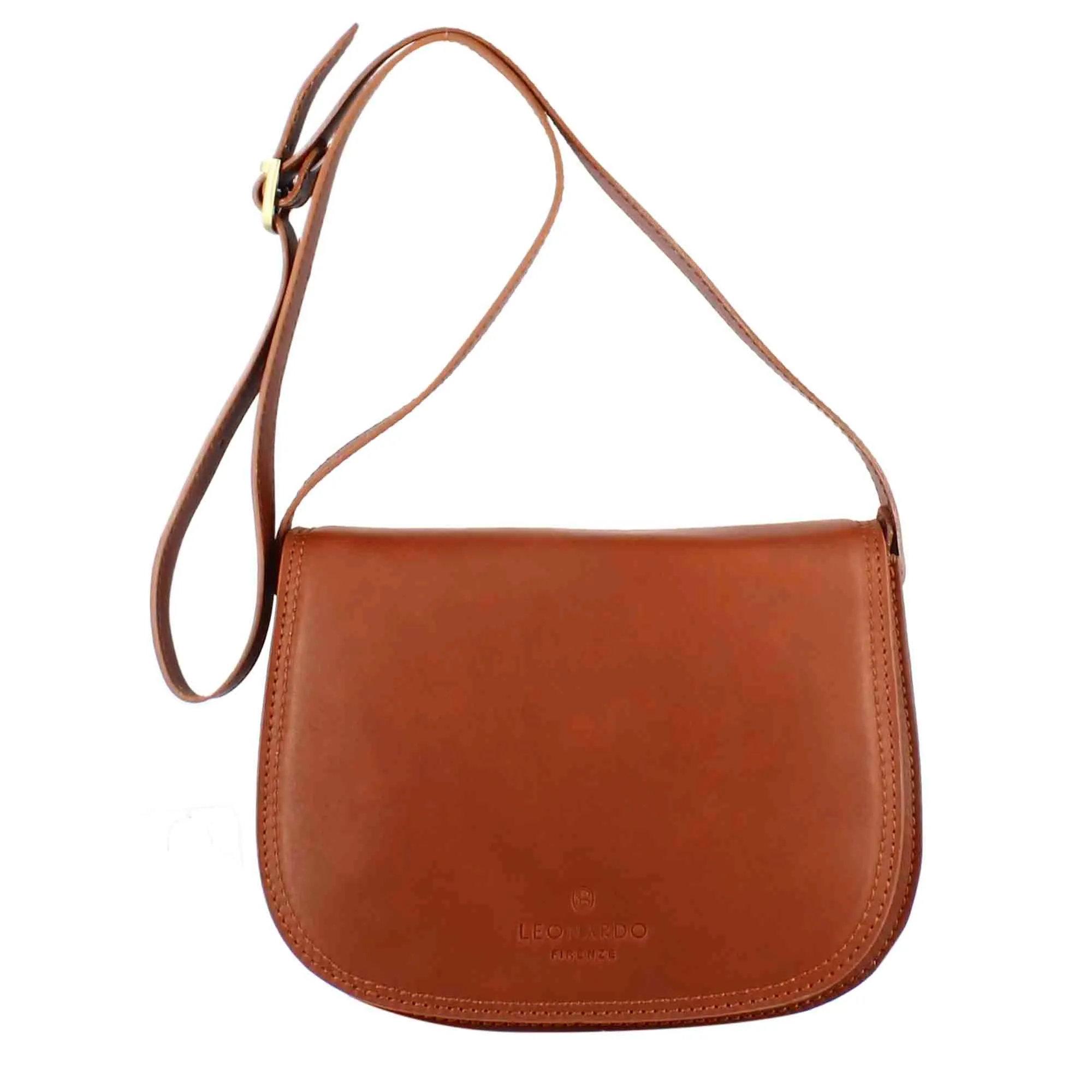 Borsa Essential da donna in pelle liscia colore marrone