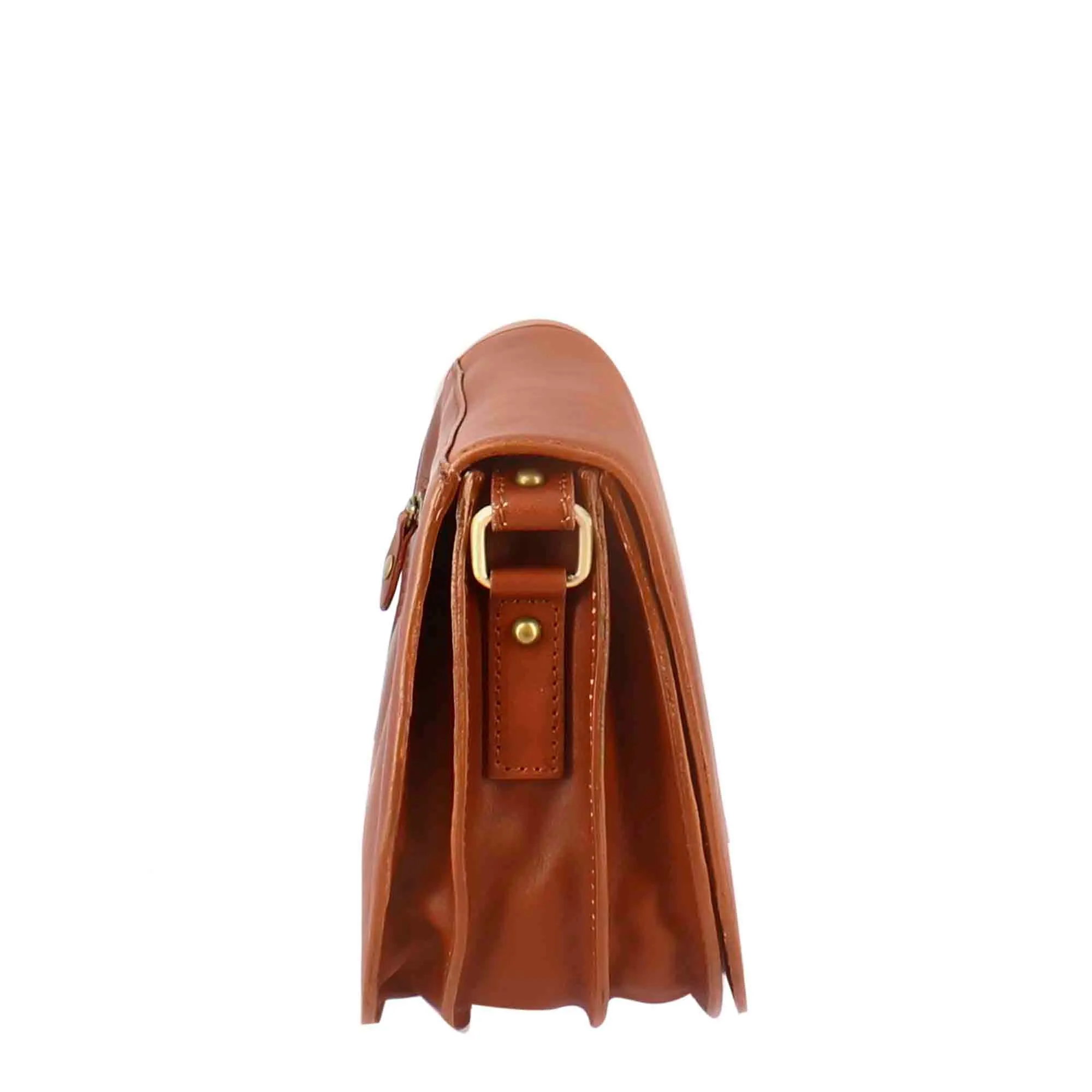 Borsa Essential da donna in pelle liscia colore marrone