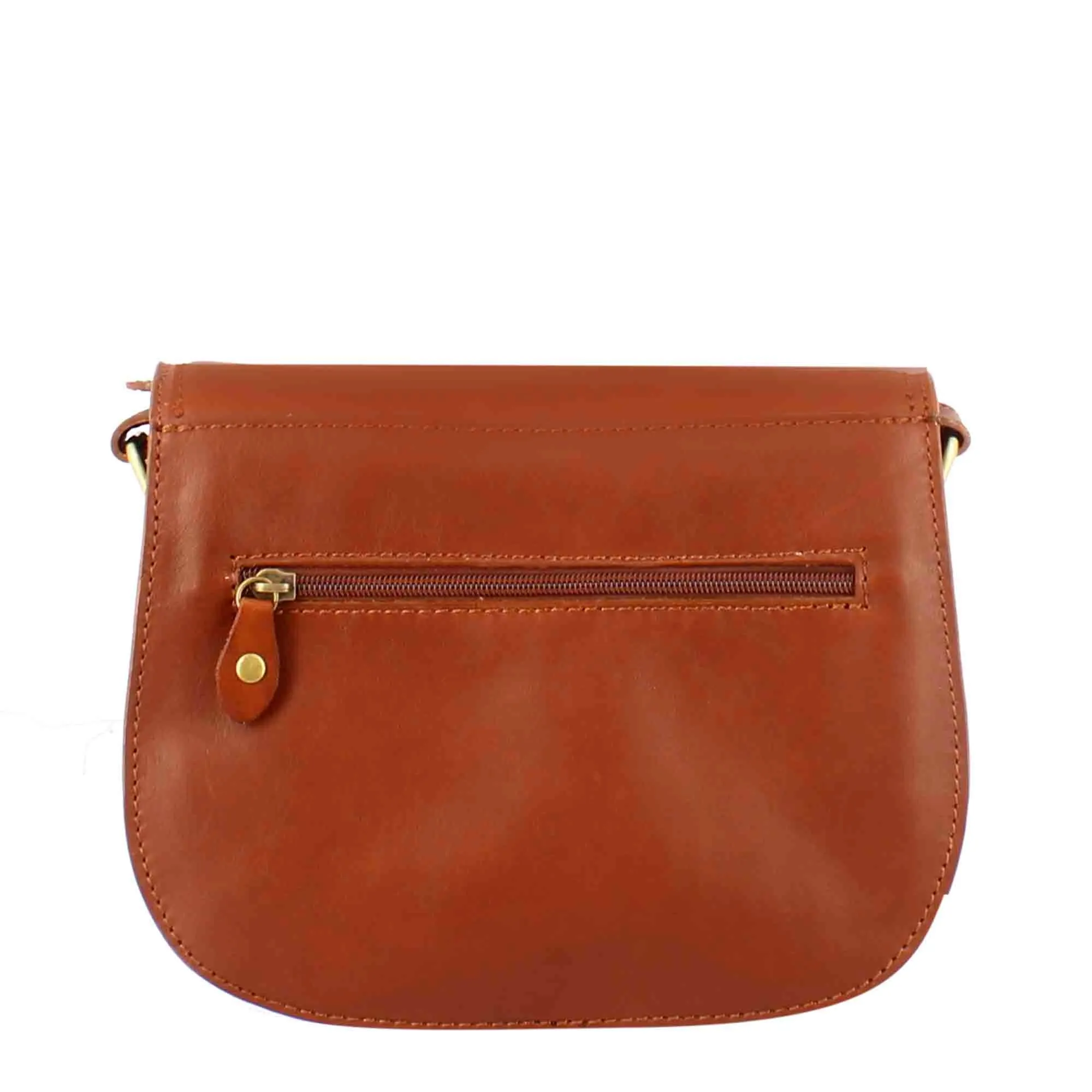 Borsa Essential da donna in pelle liscia colore marrone
