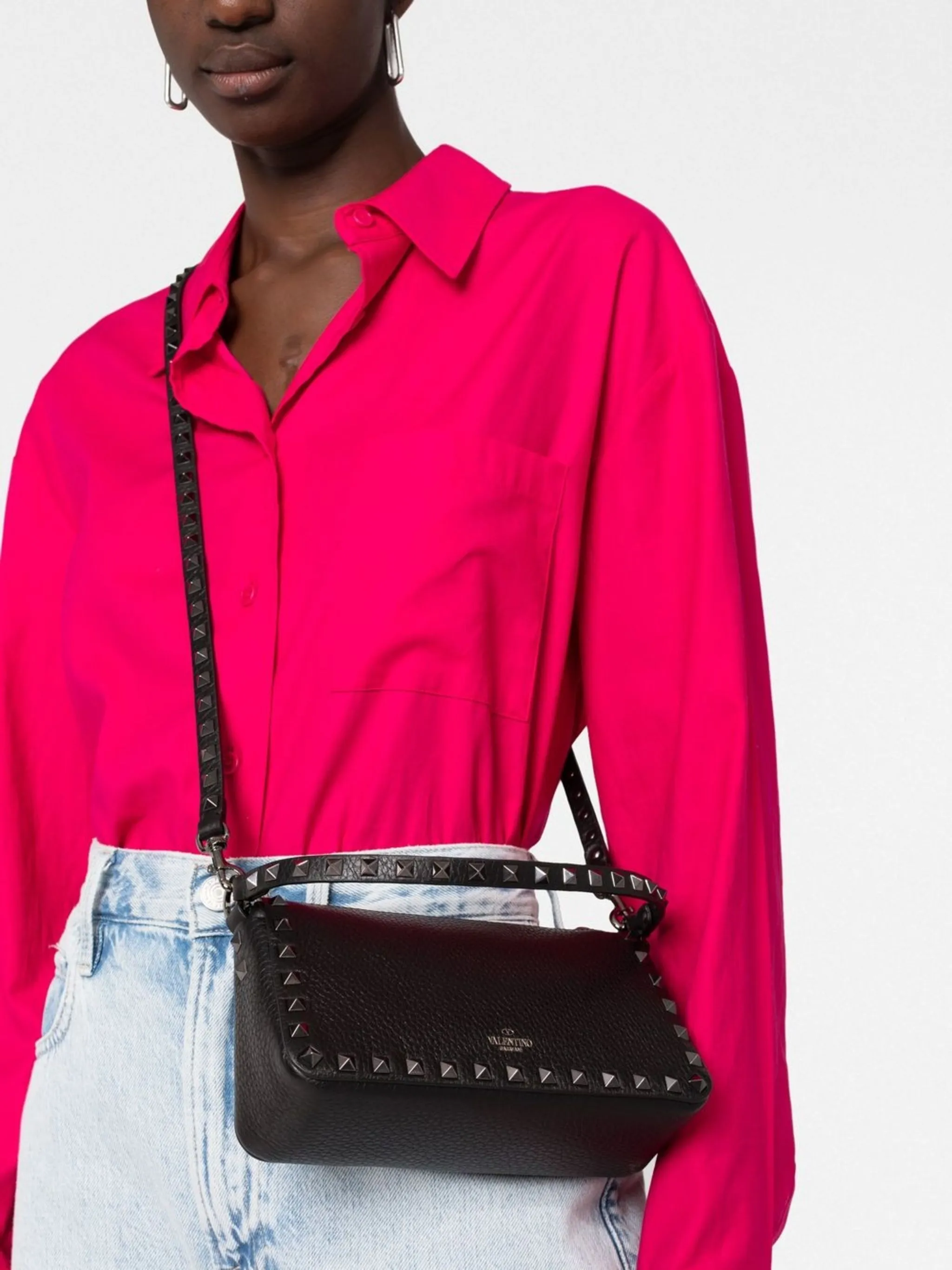 Borsa piccola a tracolla Rockstud