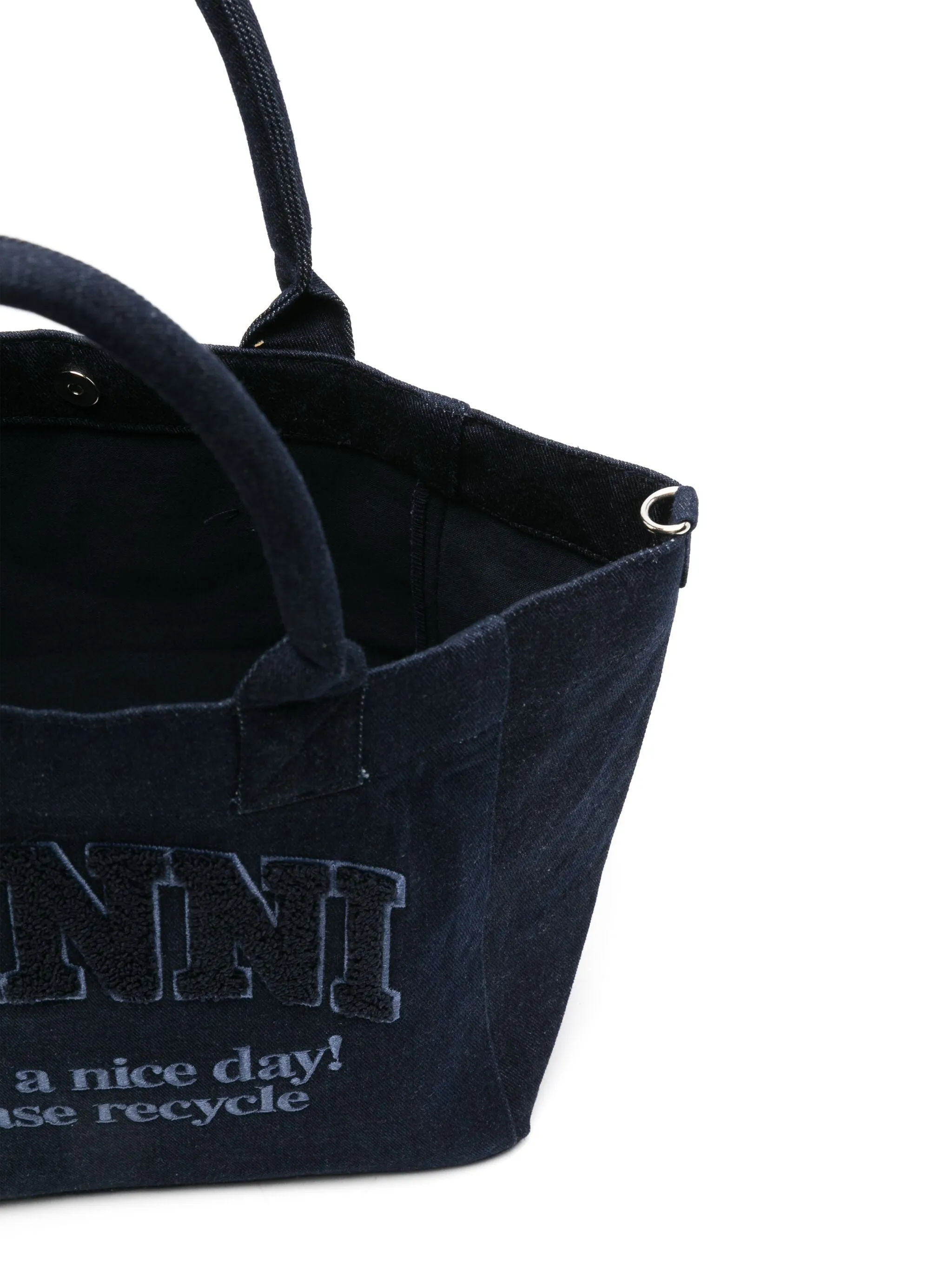 Borsa shopping piccola in denim