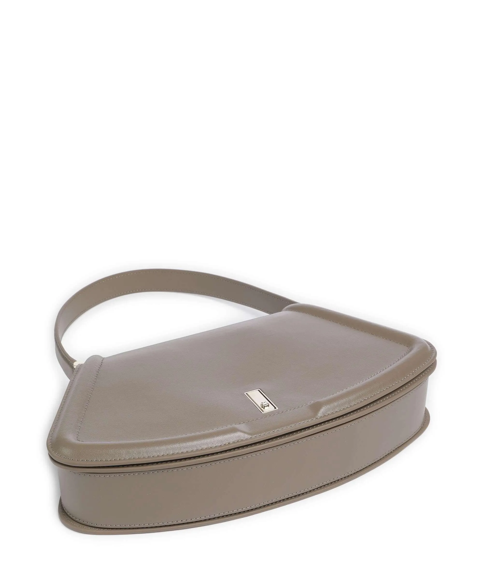  BOSS Ariell Borsa a spalla pelle di vacchetta liscia taupe  