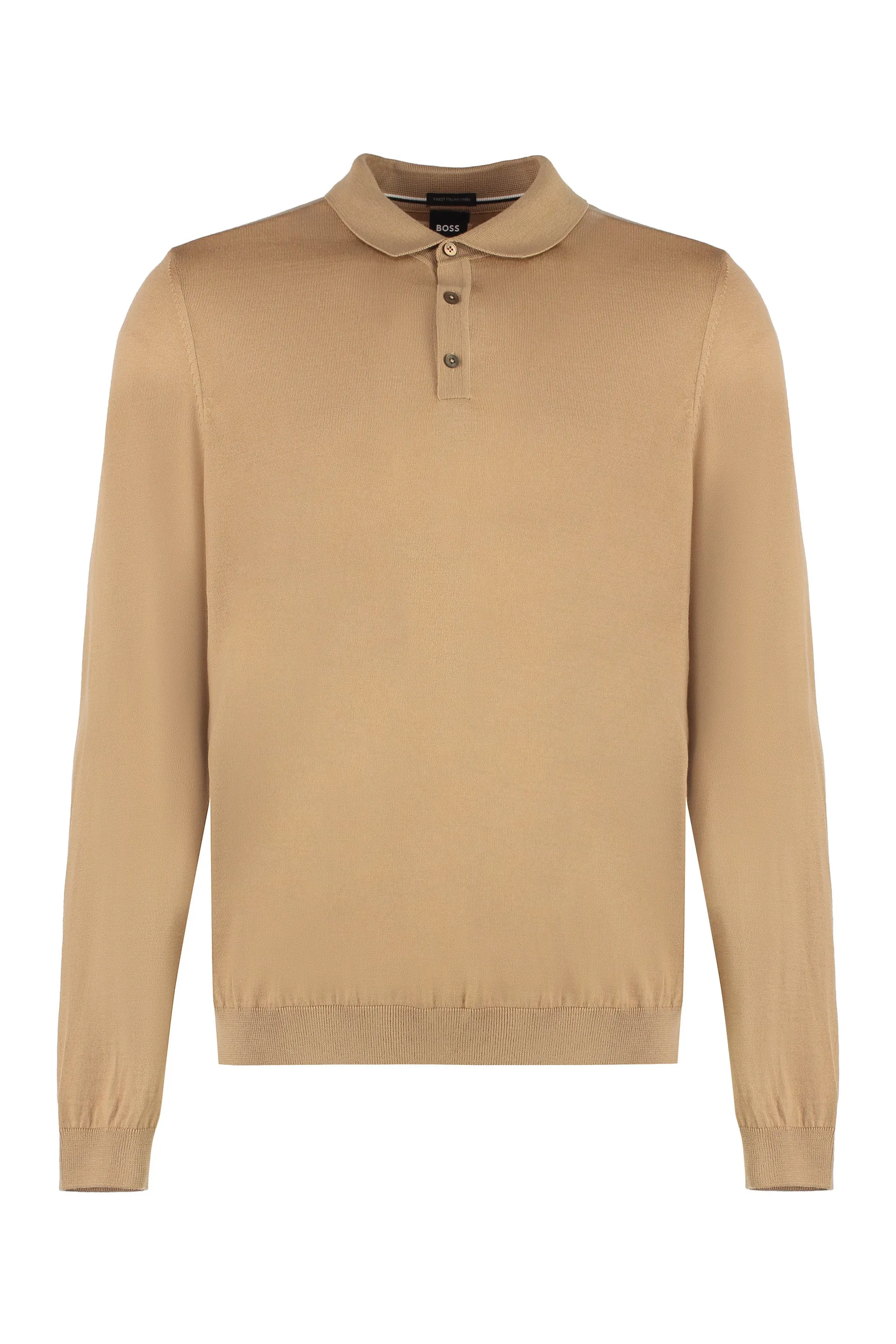 BOSS Pullover girocollo in lana vergine