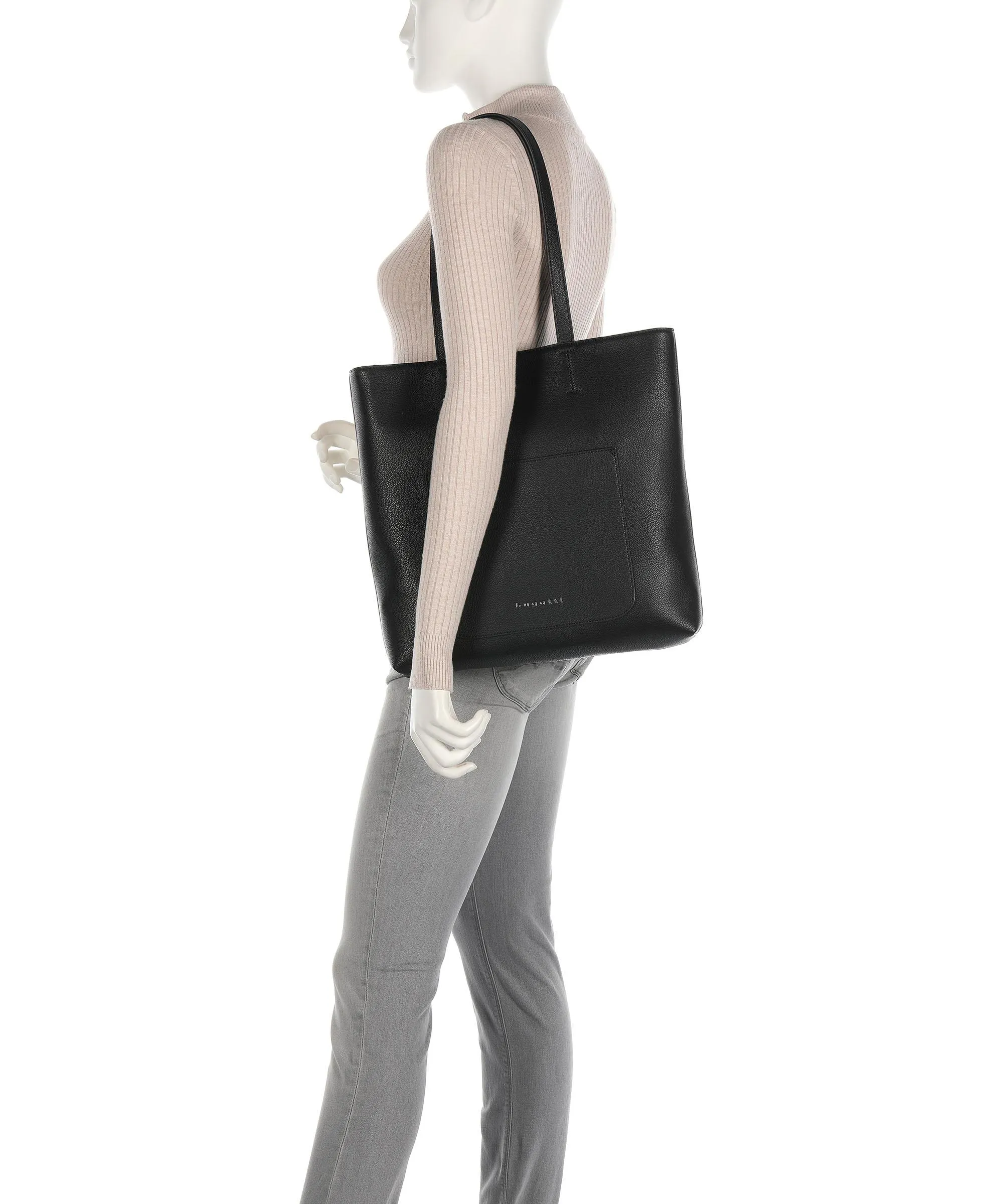  Bugatti Chiara Borsa shopper pelle sintetica nero  
