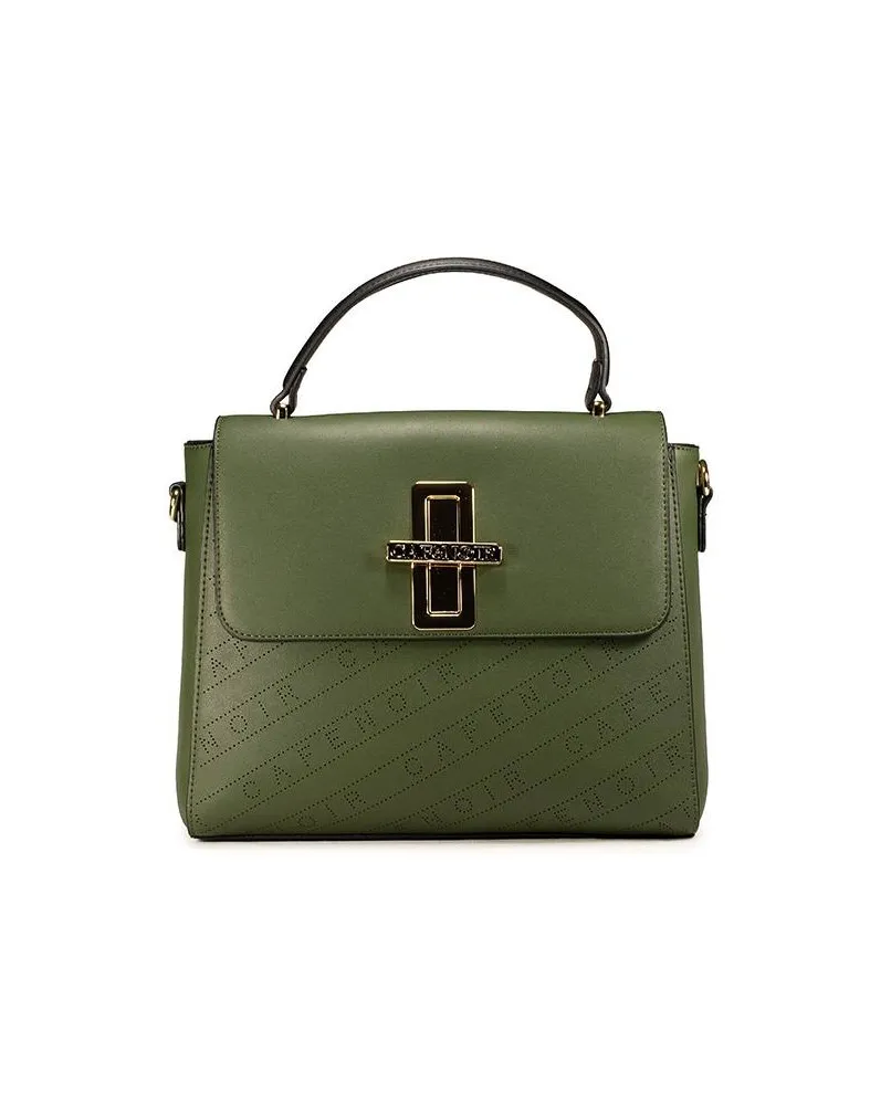 CAFèNOIR NB0503 borsa donna shopping con tracolla verde