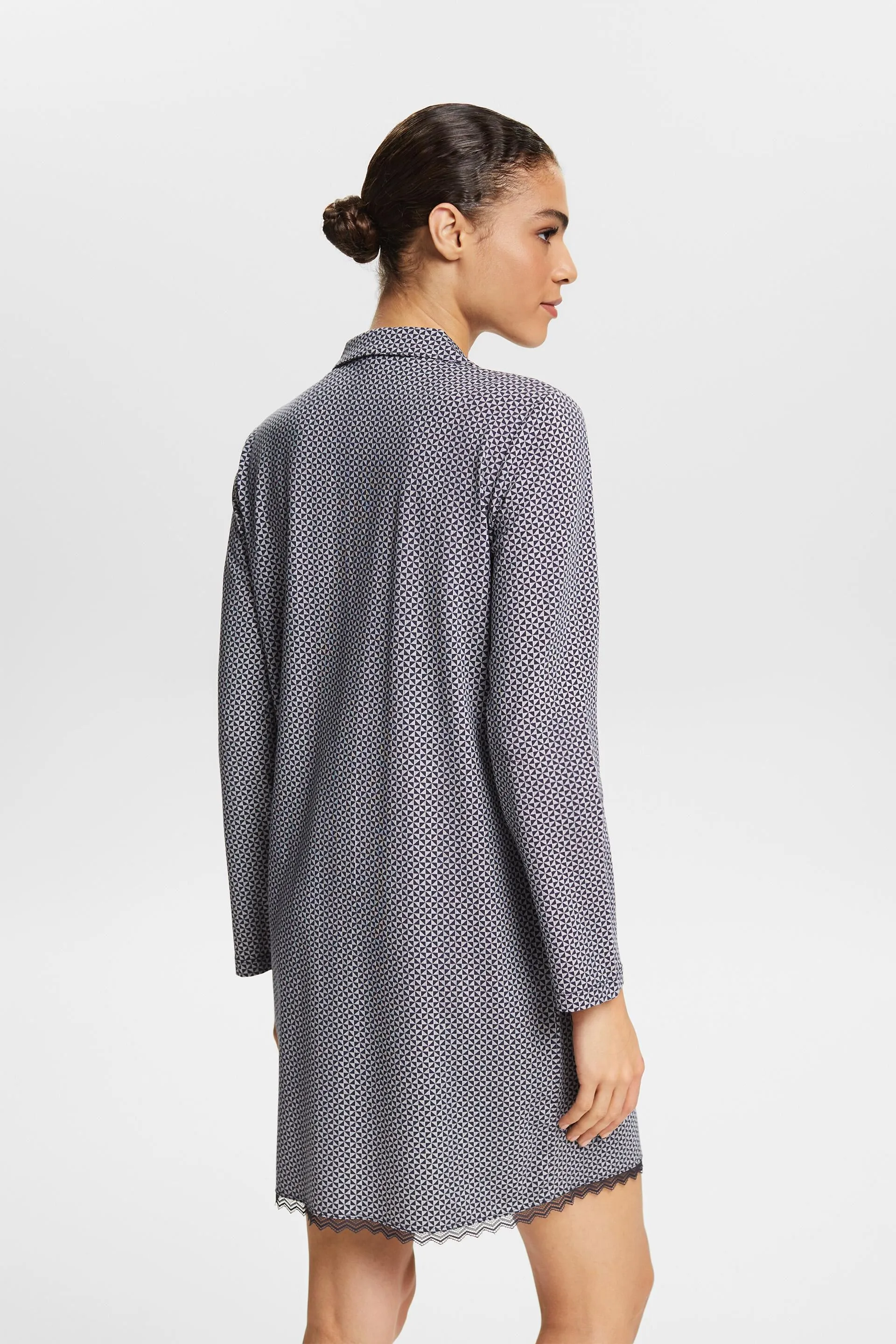 Camicia da notte in jersey con stampa