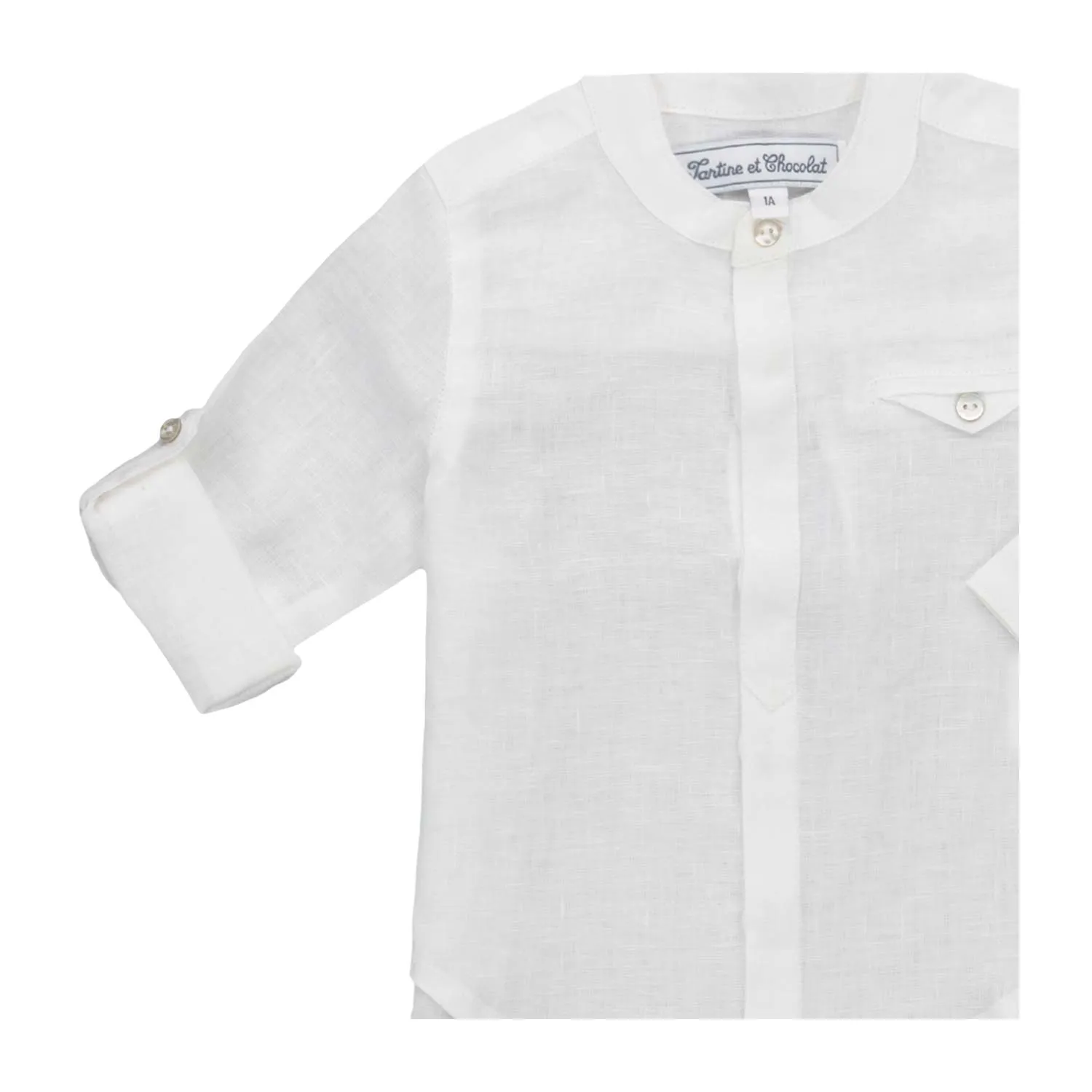 Camicia Di Lino Bimbo