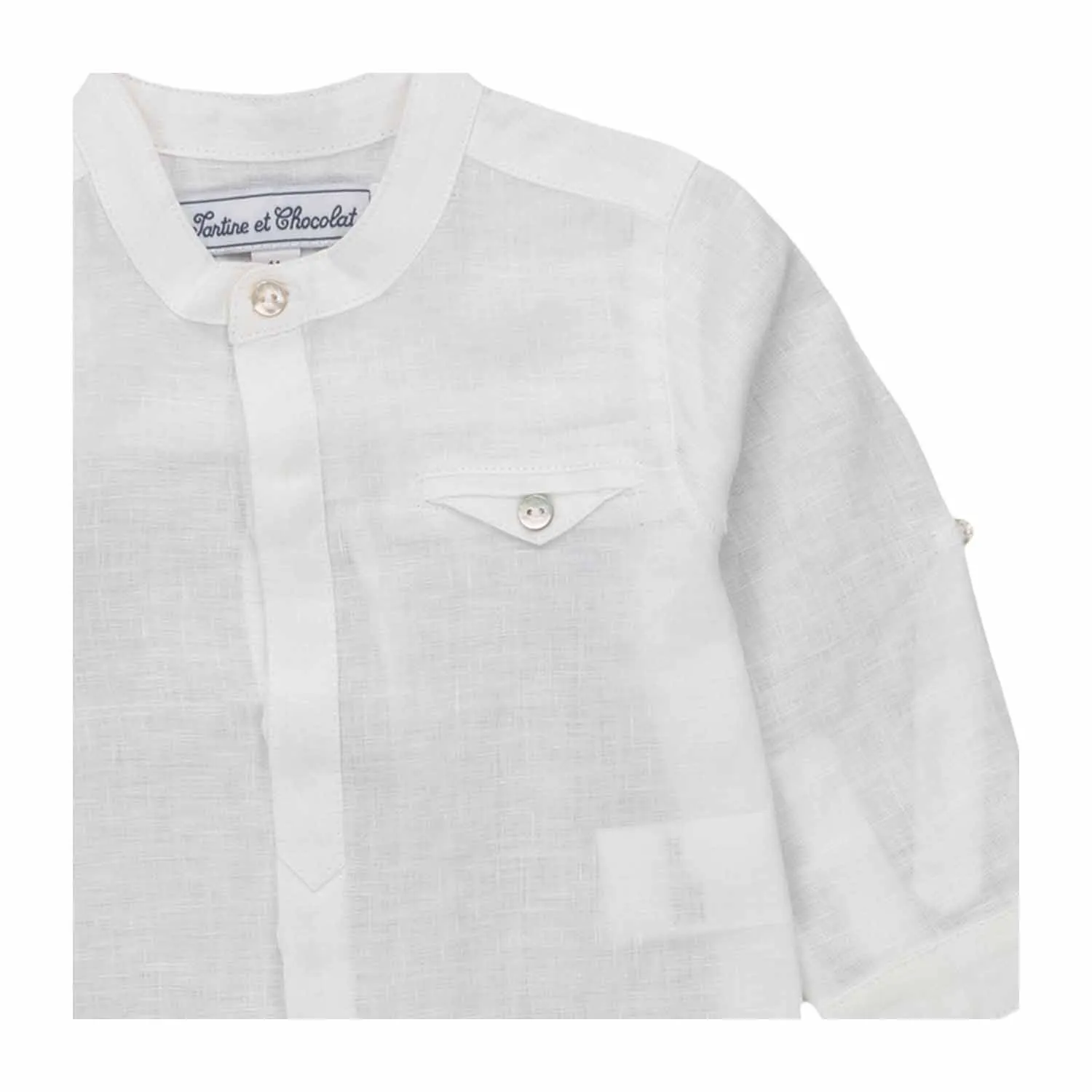 Camicia Di Lino Bimbo