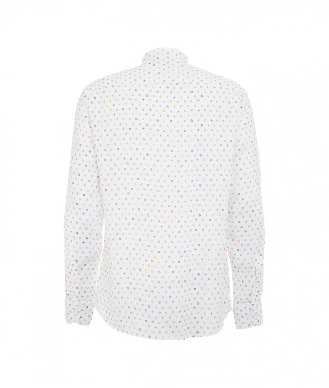 Camicia di lino Simo bianco bianco