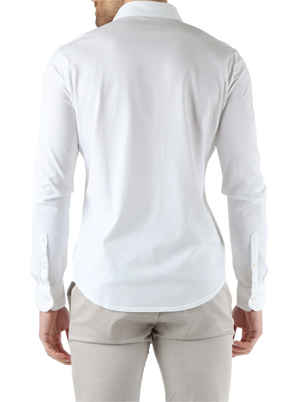 Camicia in jersey di cotone