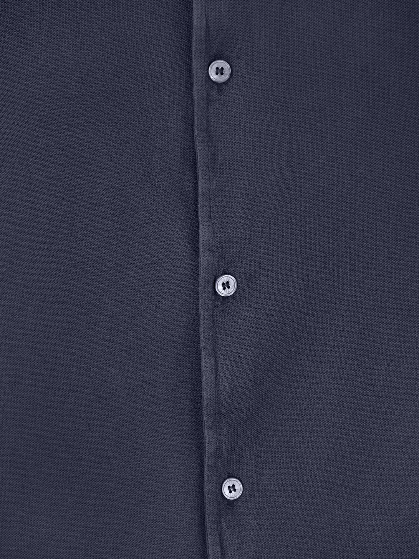 Camicia in piquet di cotone
