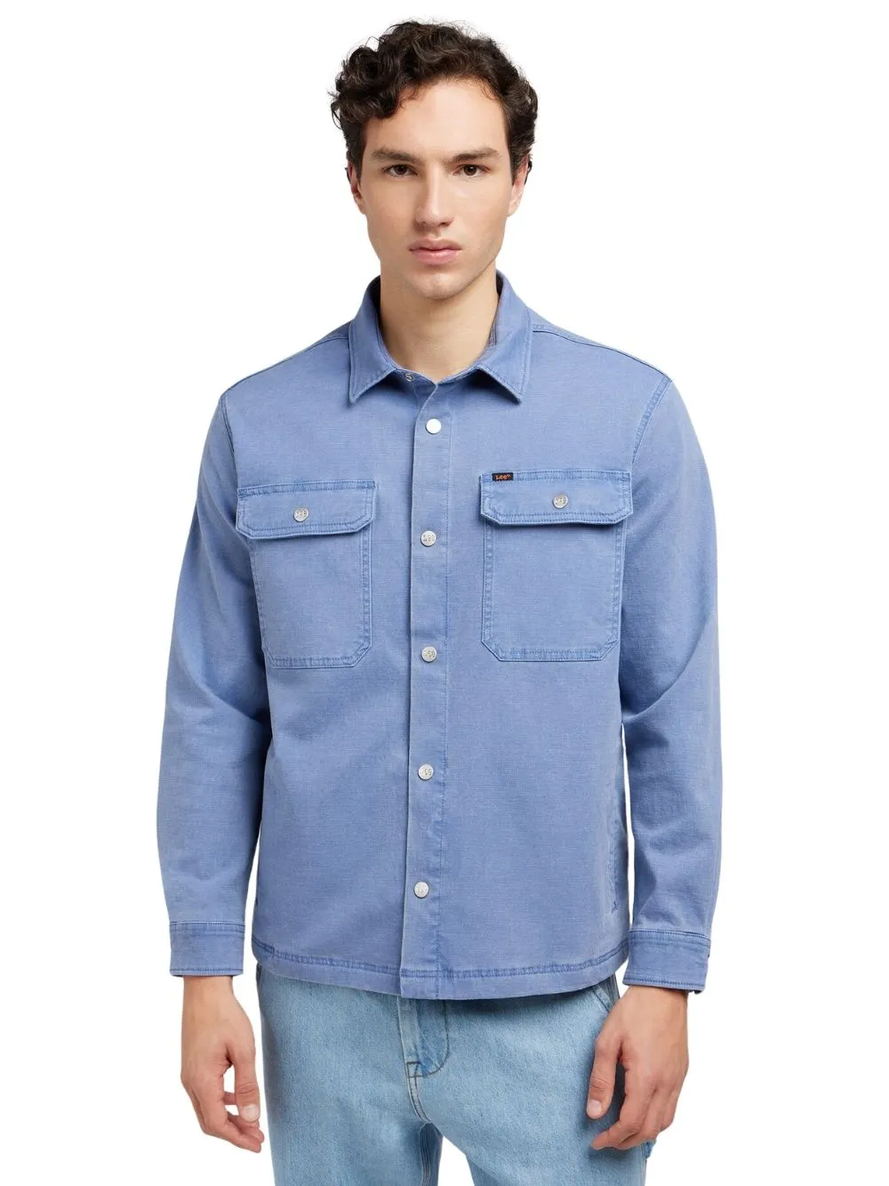 Camicia Uomo Workwear in Surf Blue