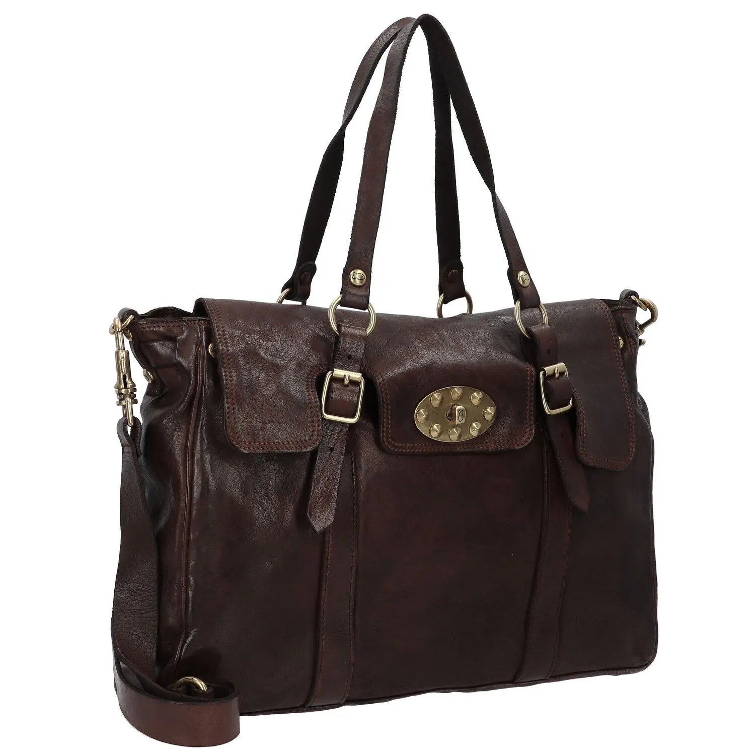Campomaggi Dione Borsa a tracolla Pelle 40 cm