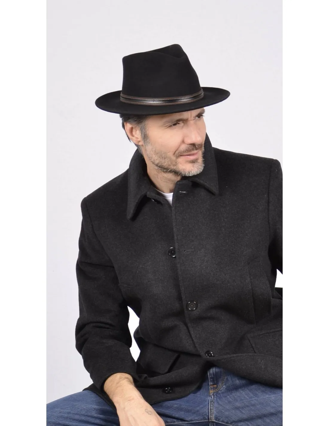 Cappello in lana blu sfoderato BGT