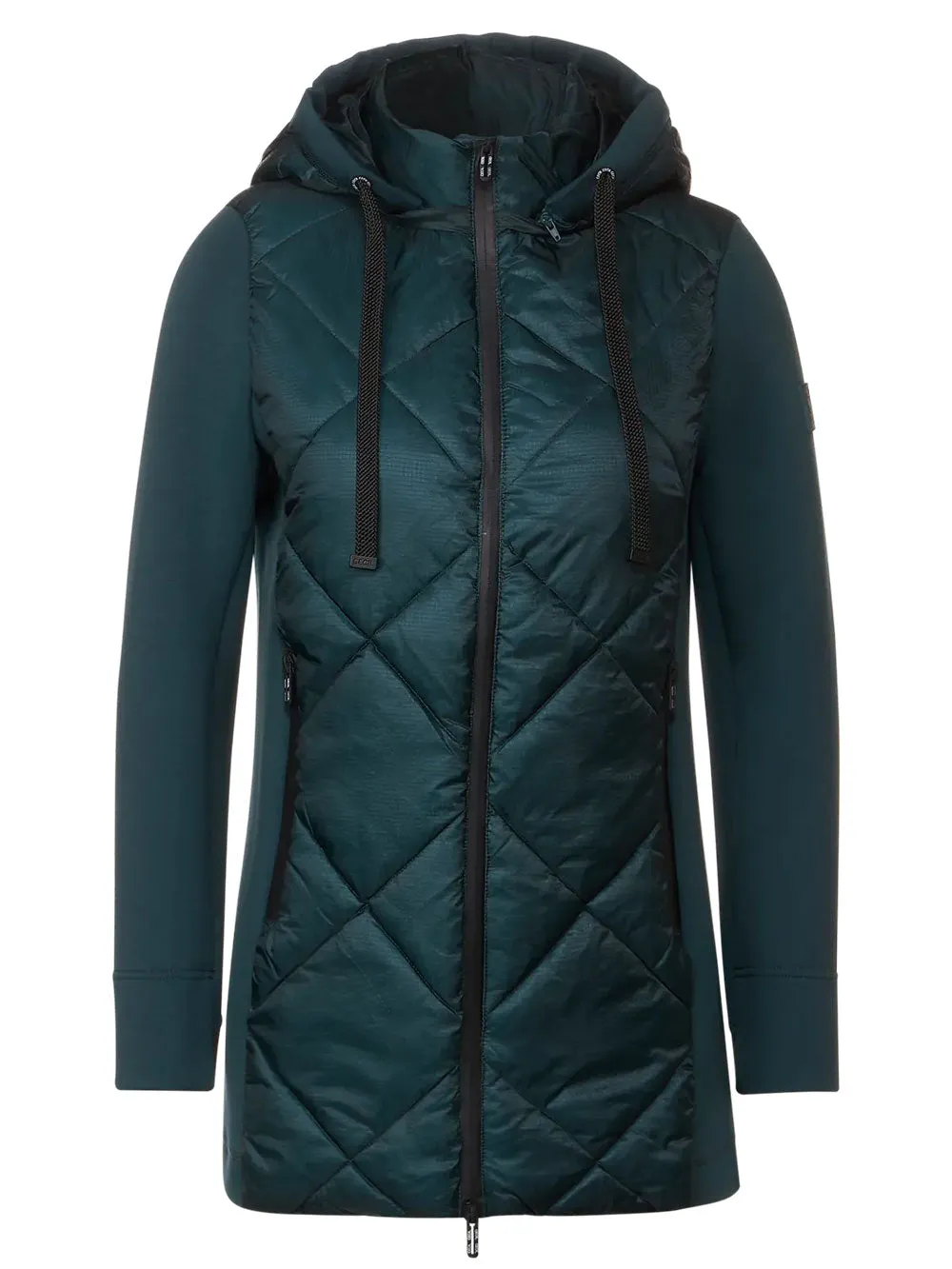 Cappotto Donna trapuntato Verde