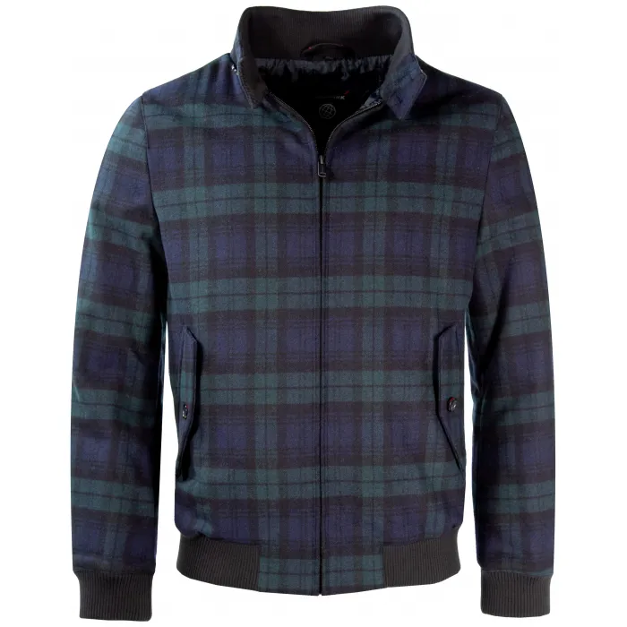 Cappotto invernale Finnmark a quadri Blu scuro