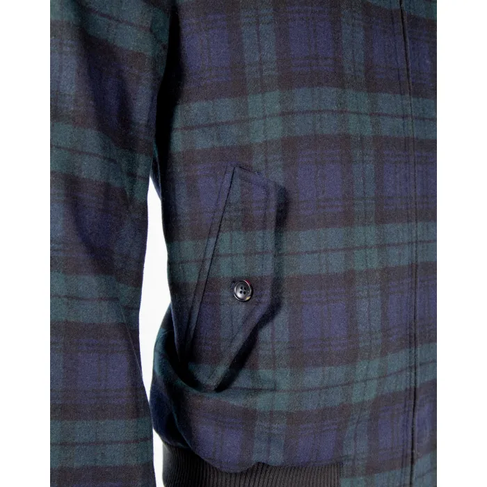 Cappotto invernale Finnmark a quadri Blu scuro